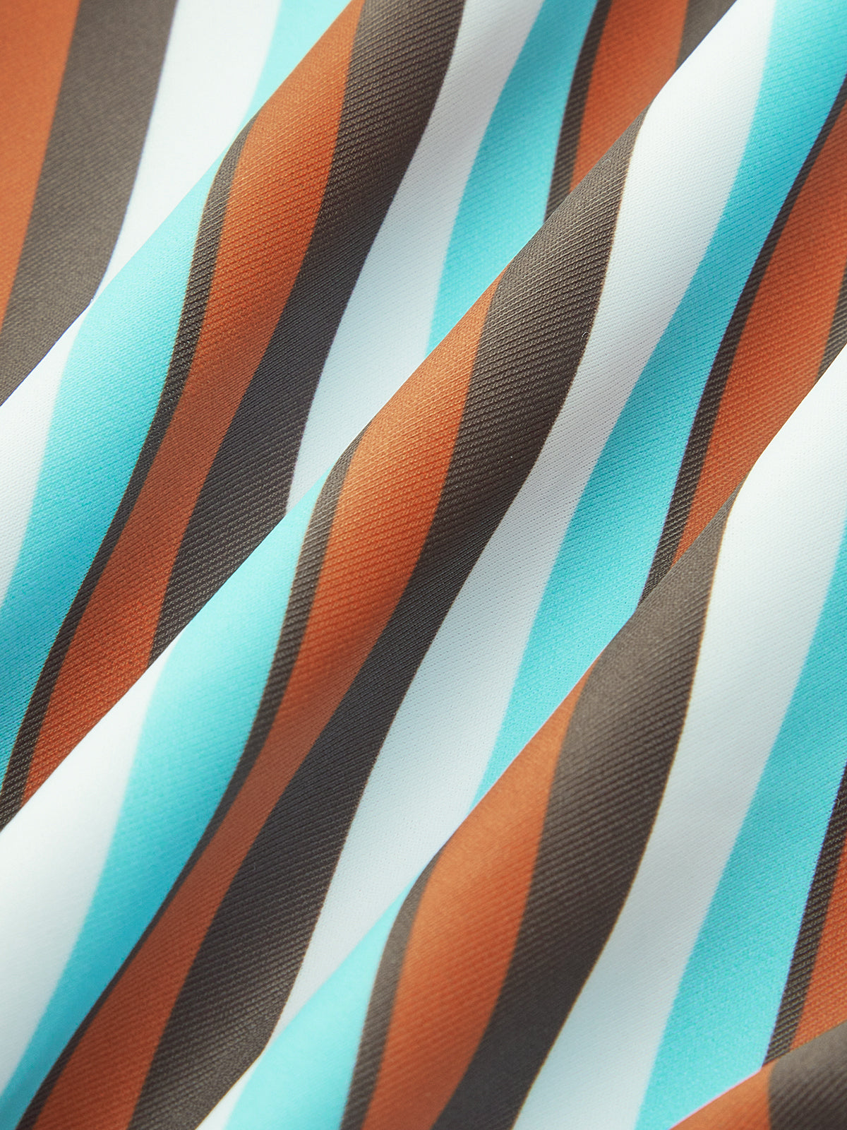 Asymmetrical Striped Belted One-Piece Swimsuit-Massicos