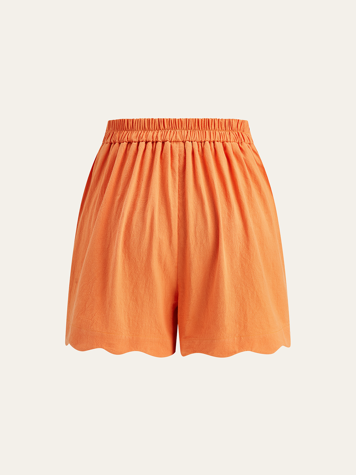 Scallop Hem Cami Top and Shorts Set-Massicos