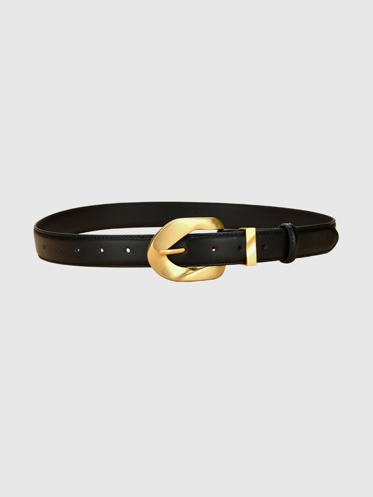 Statement Golden Buckle Waist Belt-Massicos