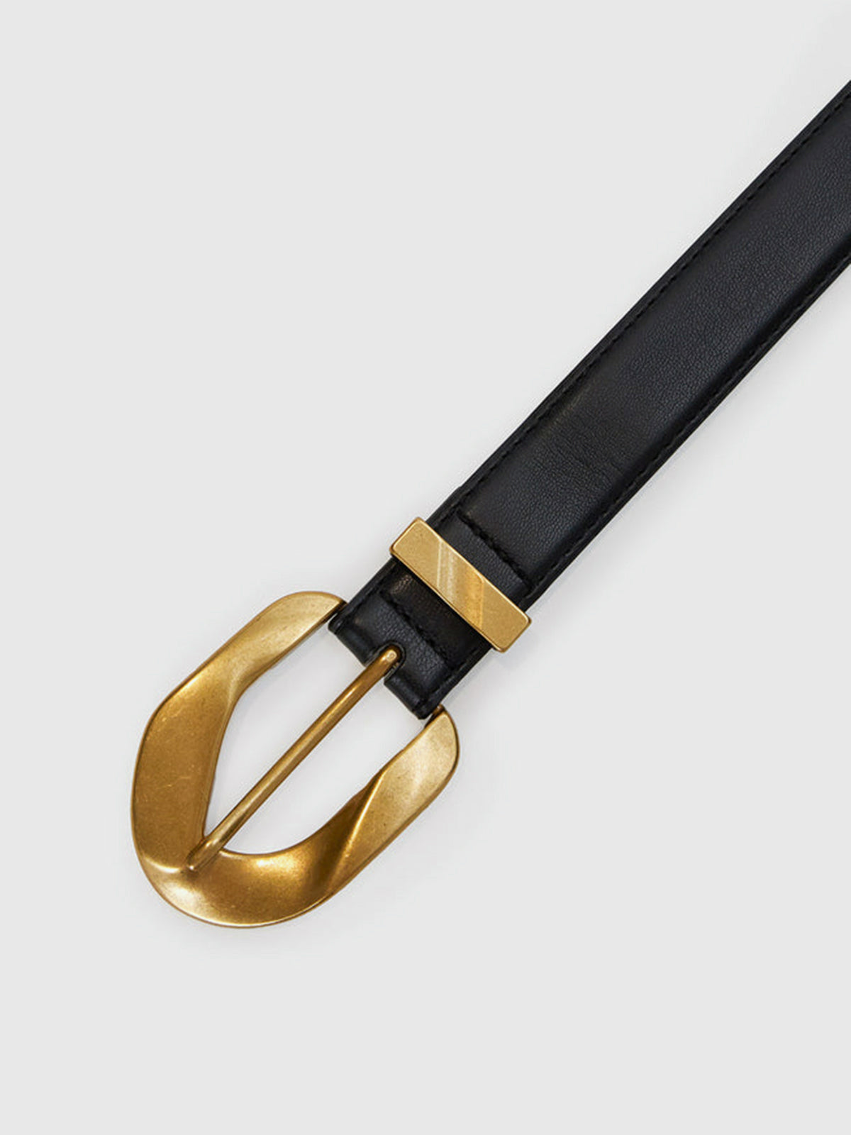 Statement Golden Buckle Waist Belt-Massicos
