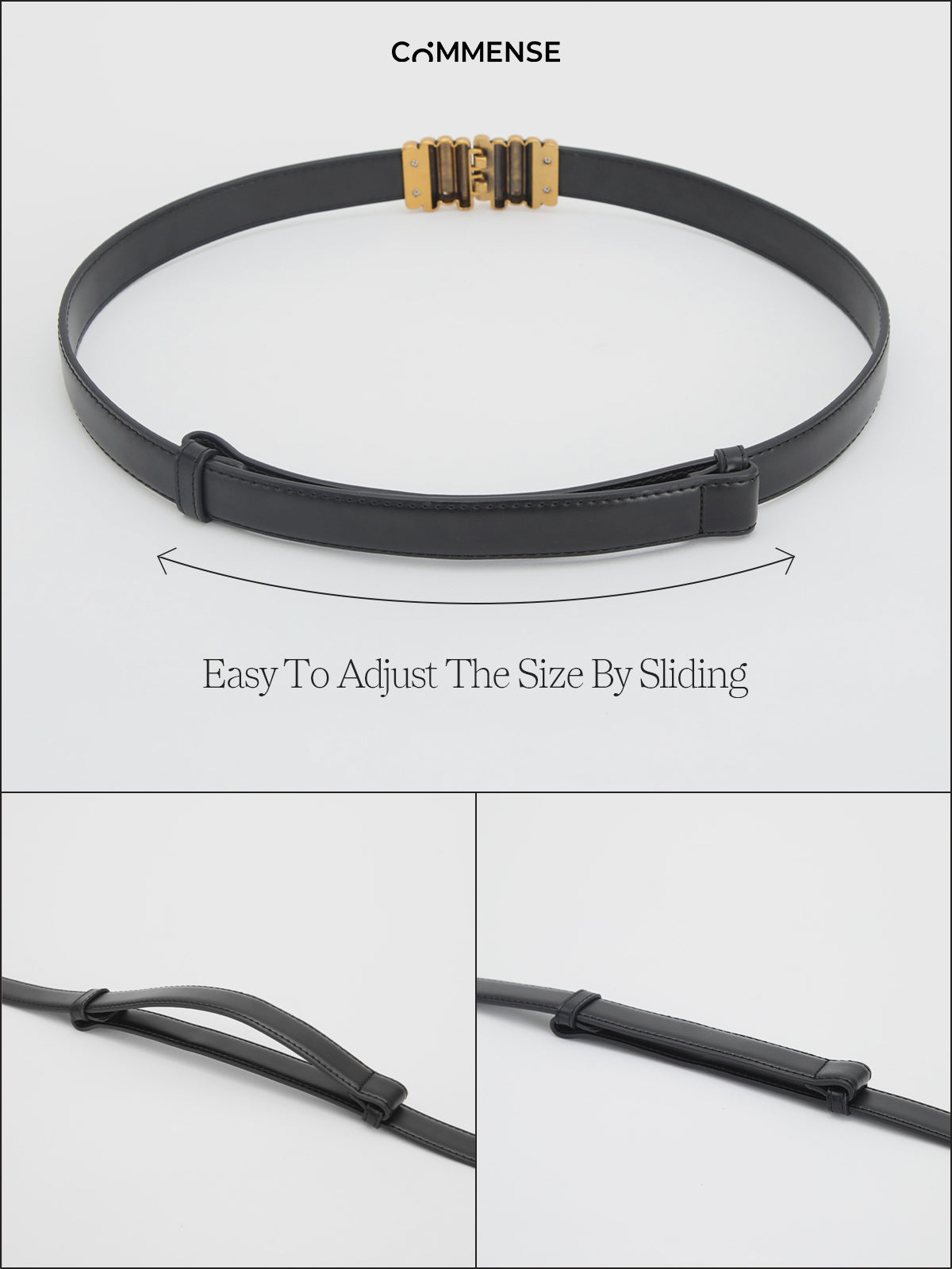 Vintage Faux Leather Belt-Massicos