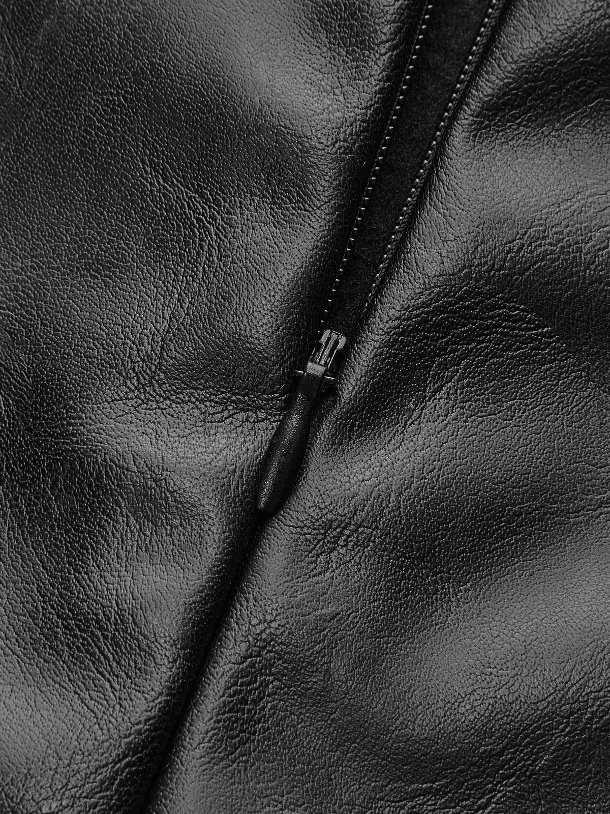 Satin Shirt Dress with Faux Leather Overlay-Massicos