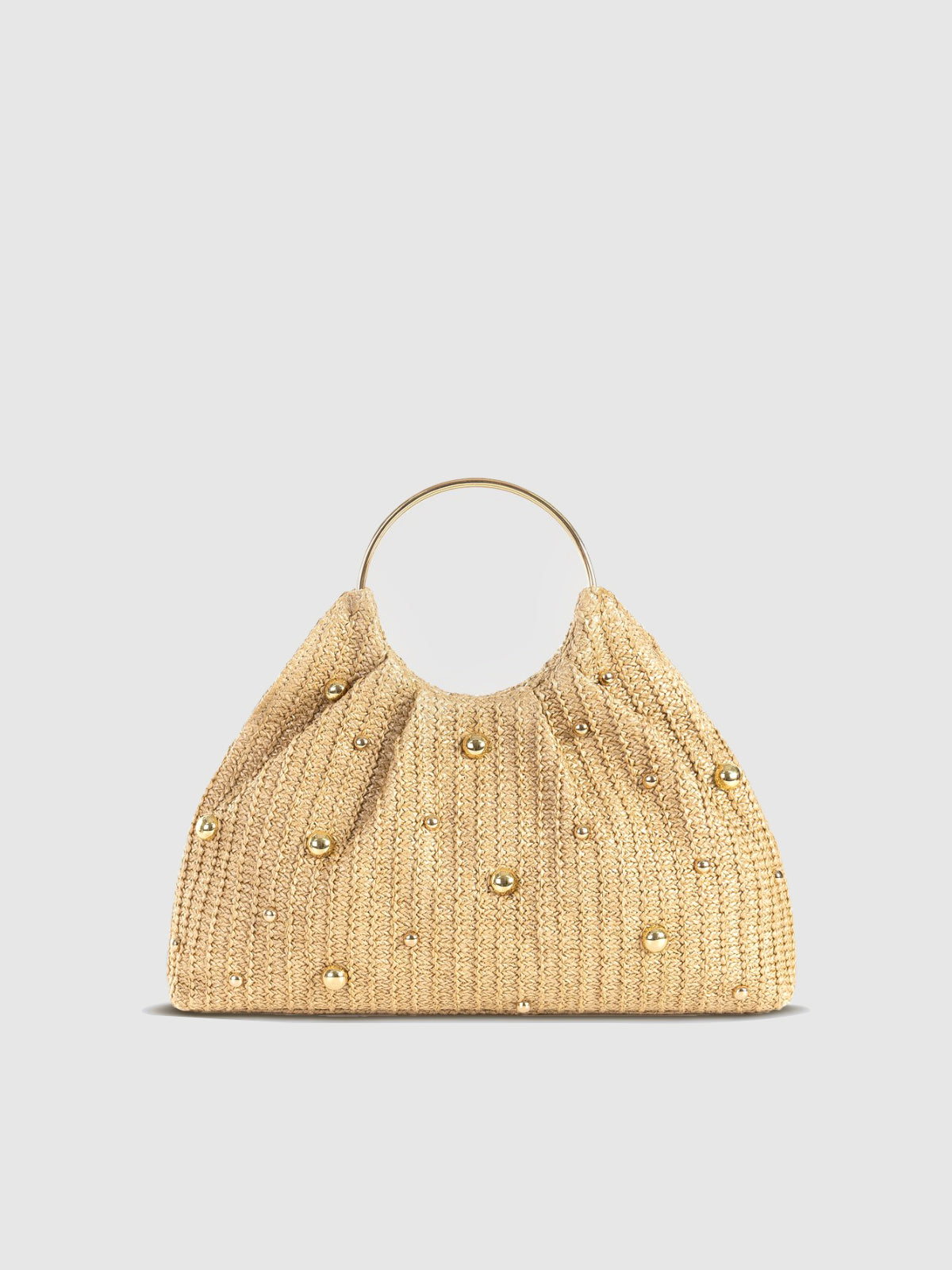 Beaded Crochet Hobo Bag-Massicos