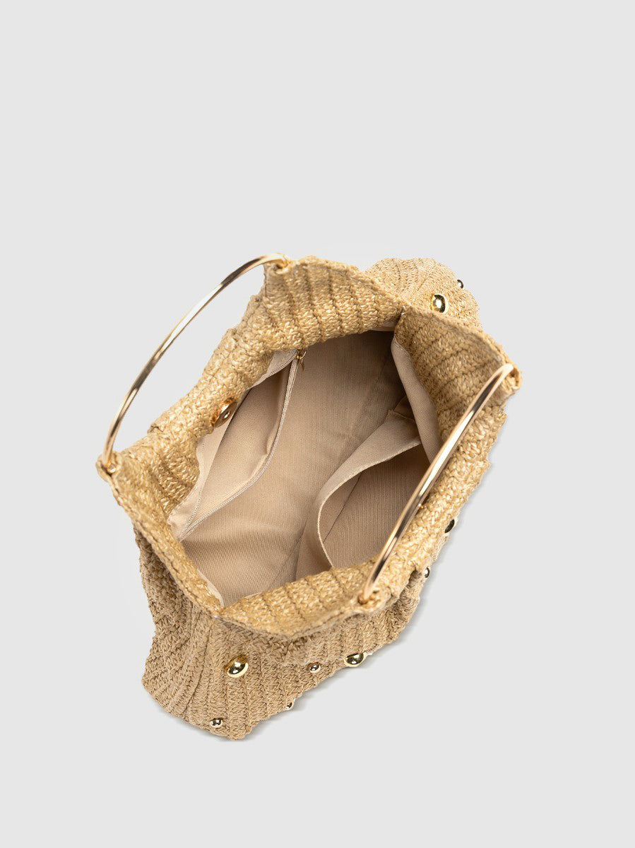 Beaded Crochet Hobo Bag-Massicos
