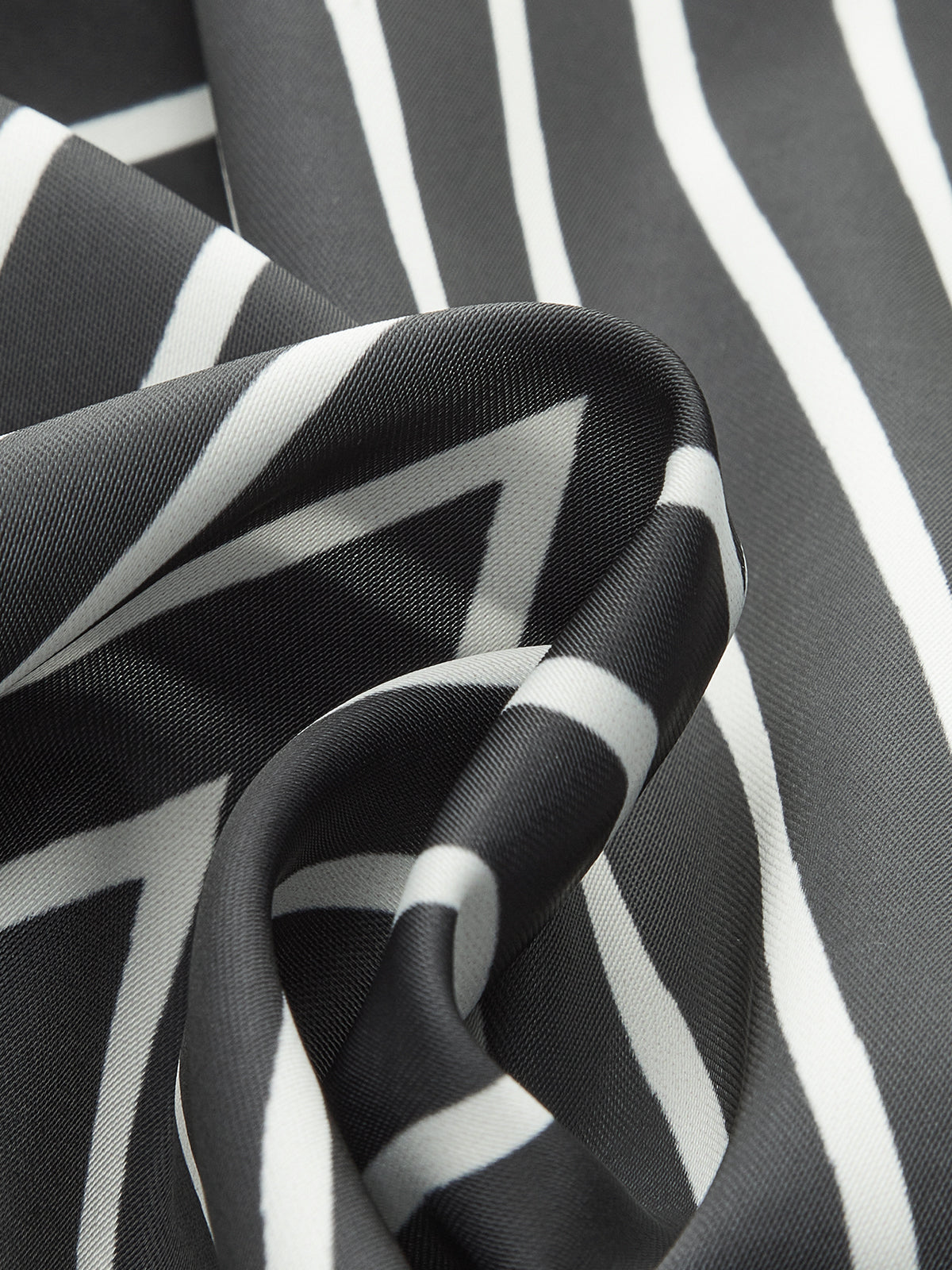 Semi-Sheer Striped Wrap-Front Knotted Top-Massicos