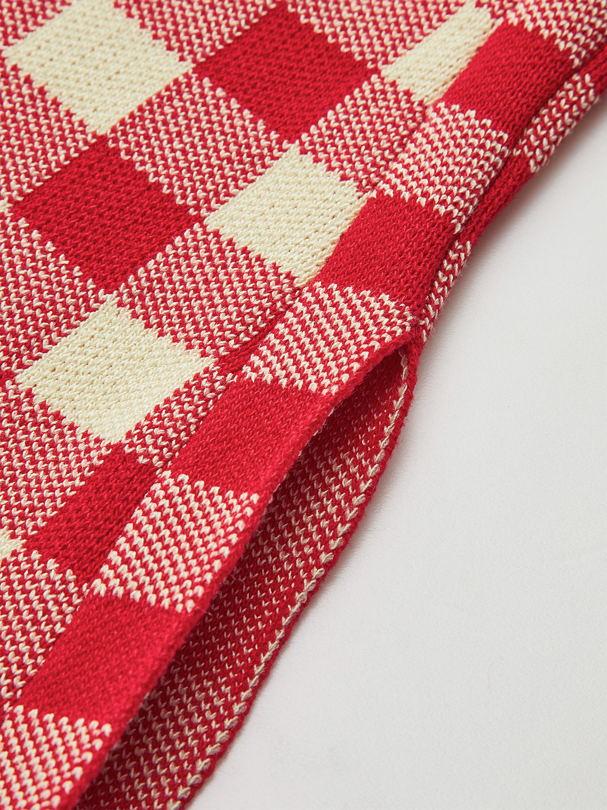 Gingham Print Pants Set-Massicos