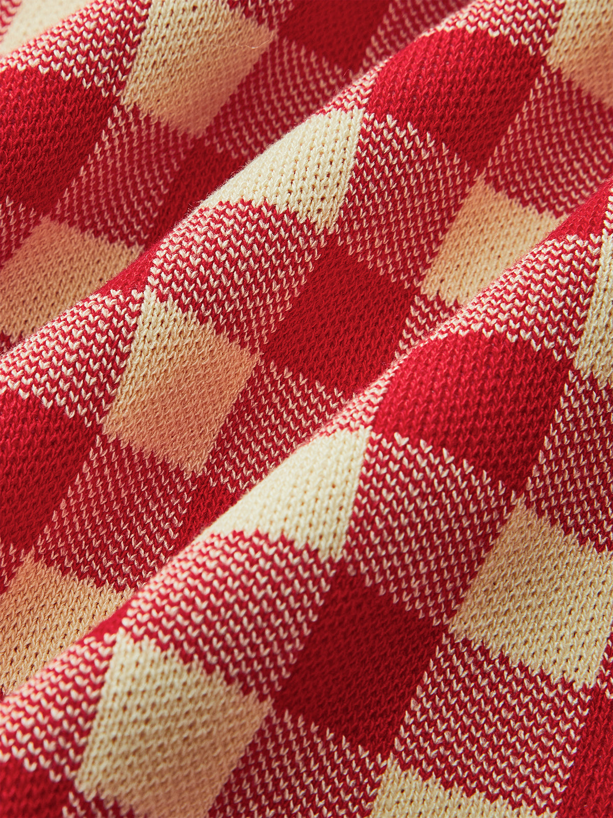 Gingham Print Pants Set-Massicos