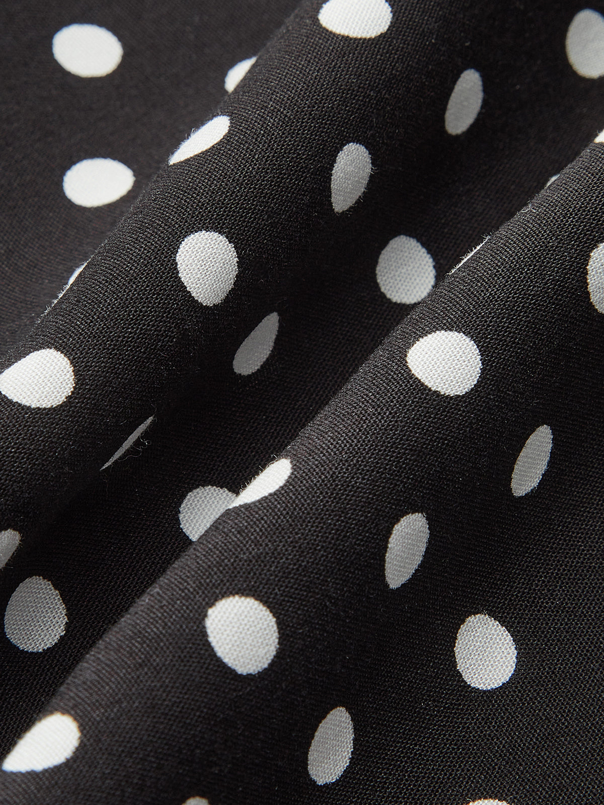 Polka Dot Lace-Trim Dress-Massicos