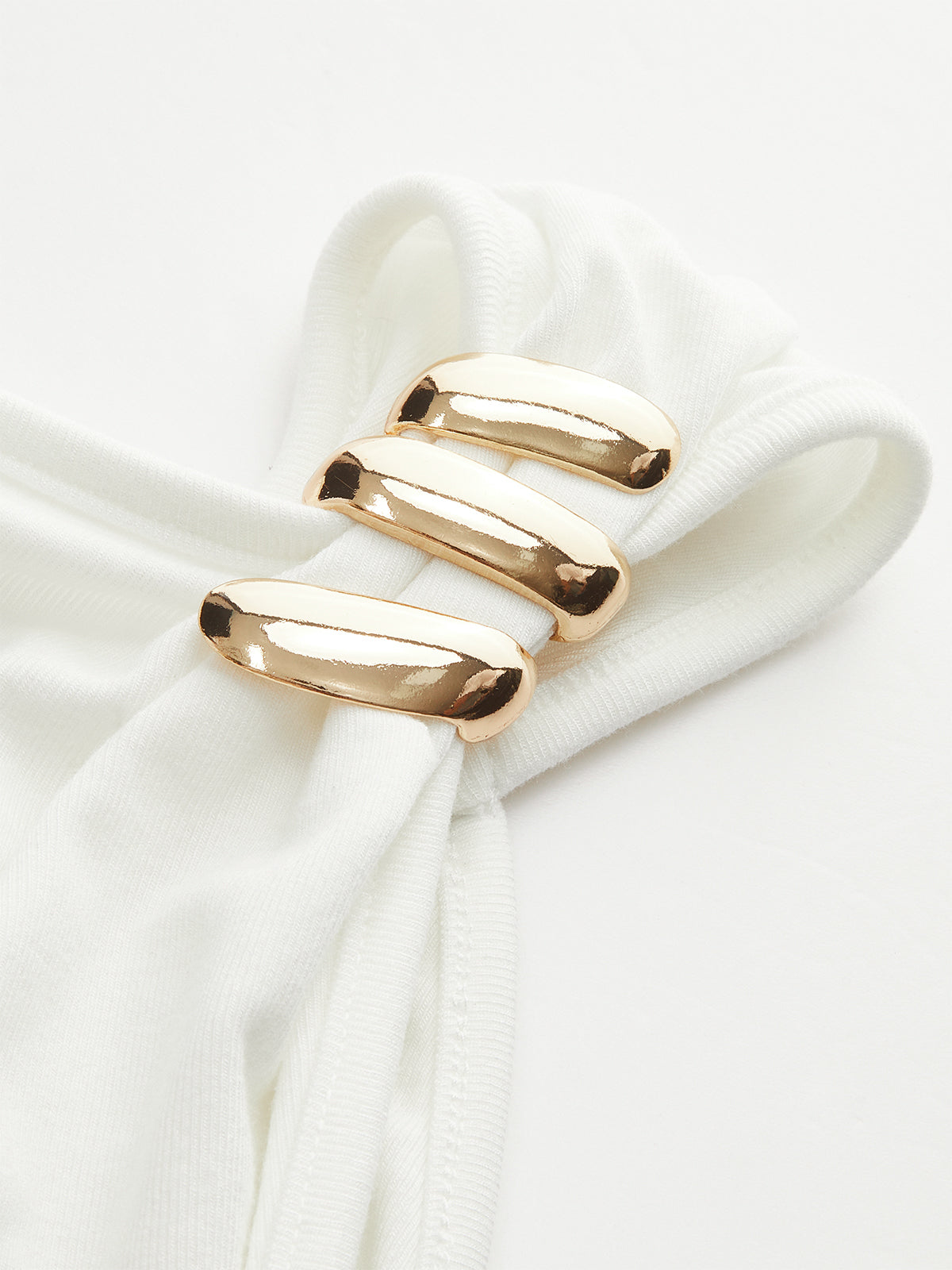 Metal Decor Sleeveless Top-Massicos