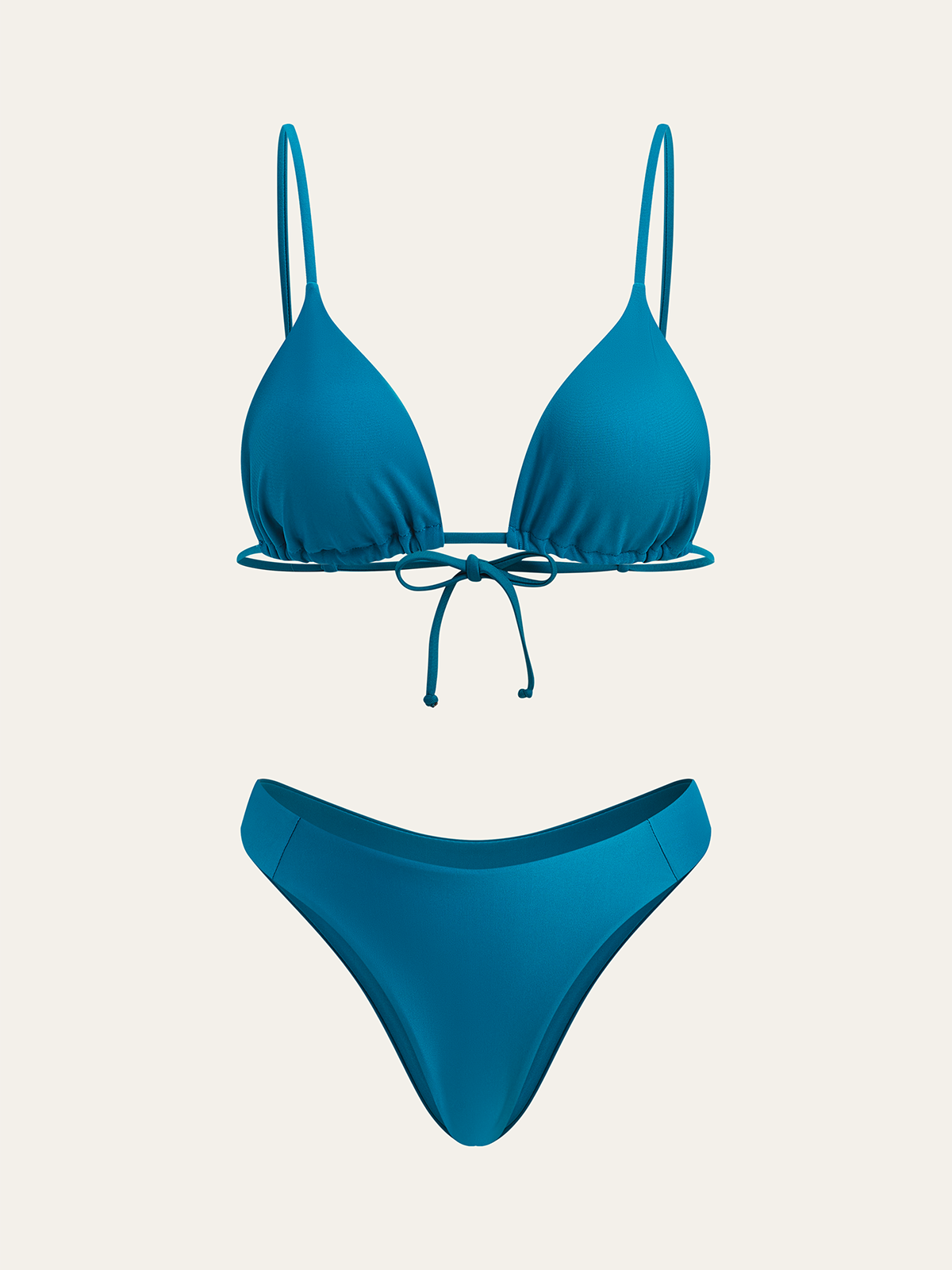 Triangle Top and Two Bottom Style Bikini Set-Massicos