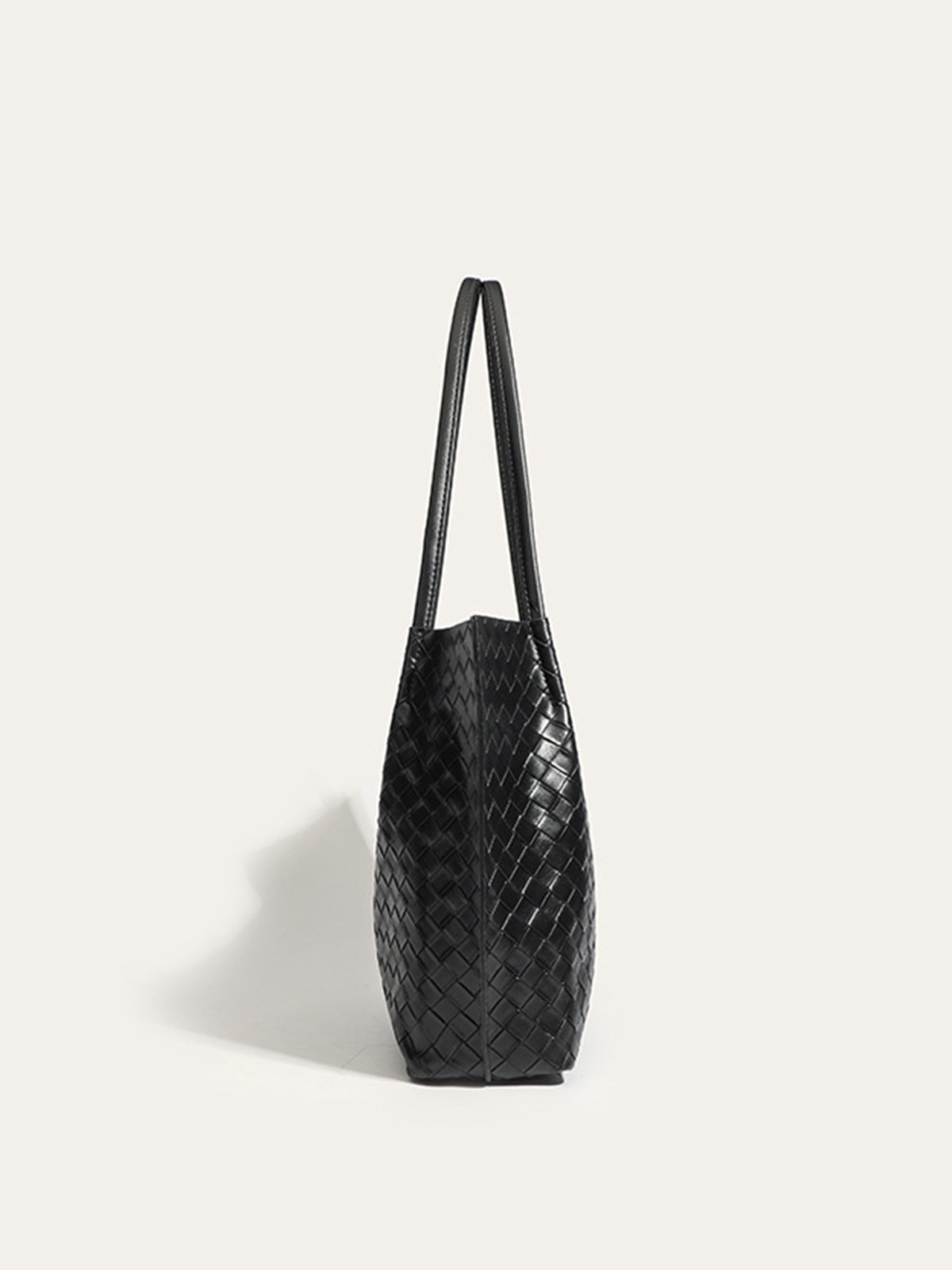 Woven PU Tote Bag-Massicos