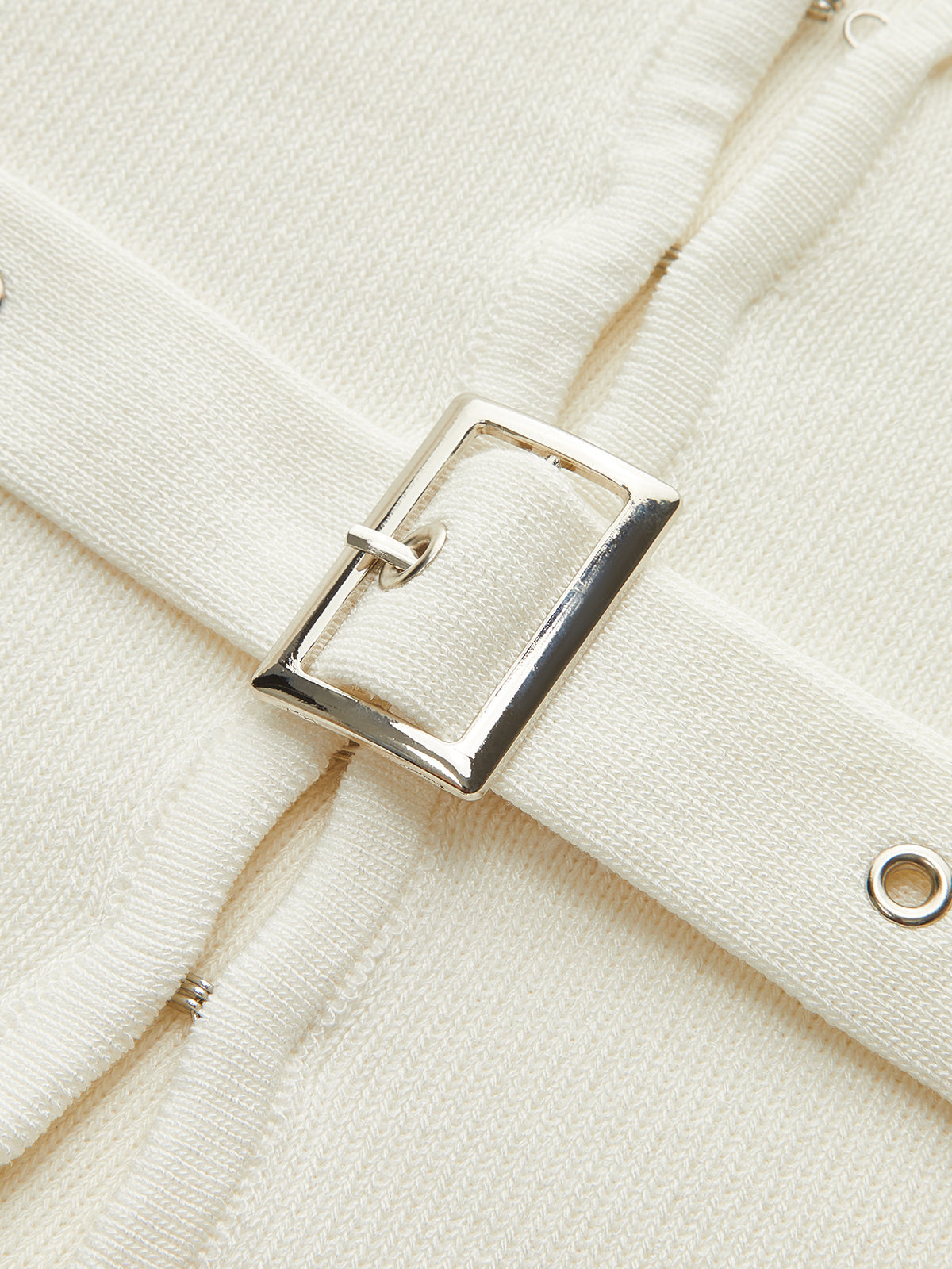 Belted V-Neck Knit Cardigan-Massicos