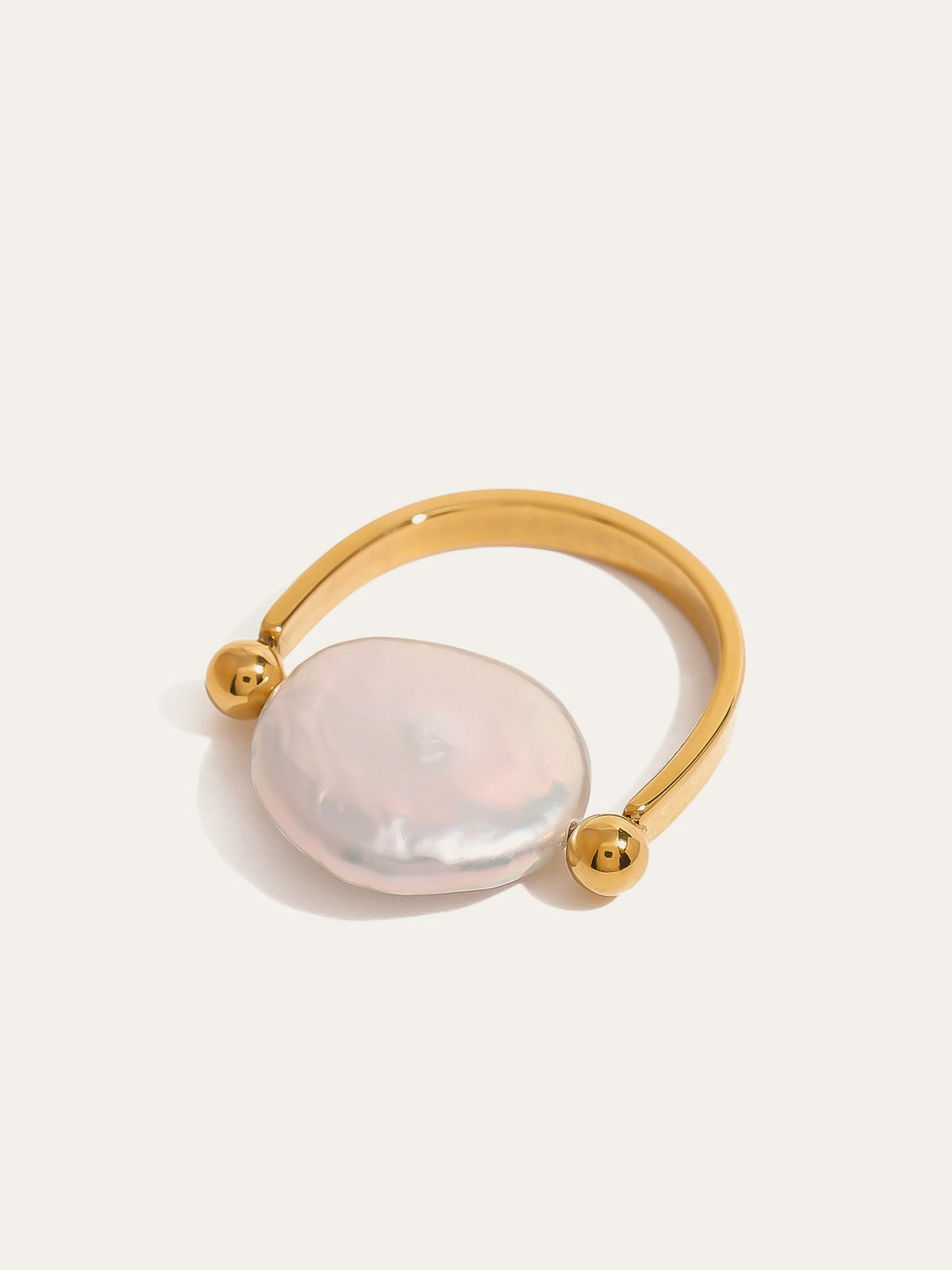 Reversible Baroque Pearl Ring-Massicos