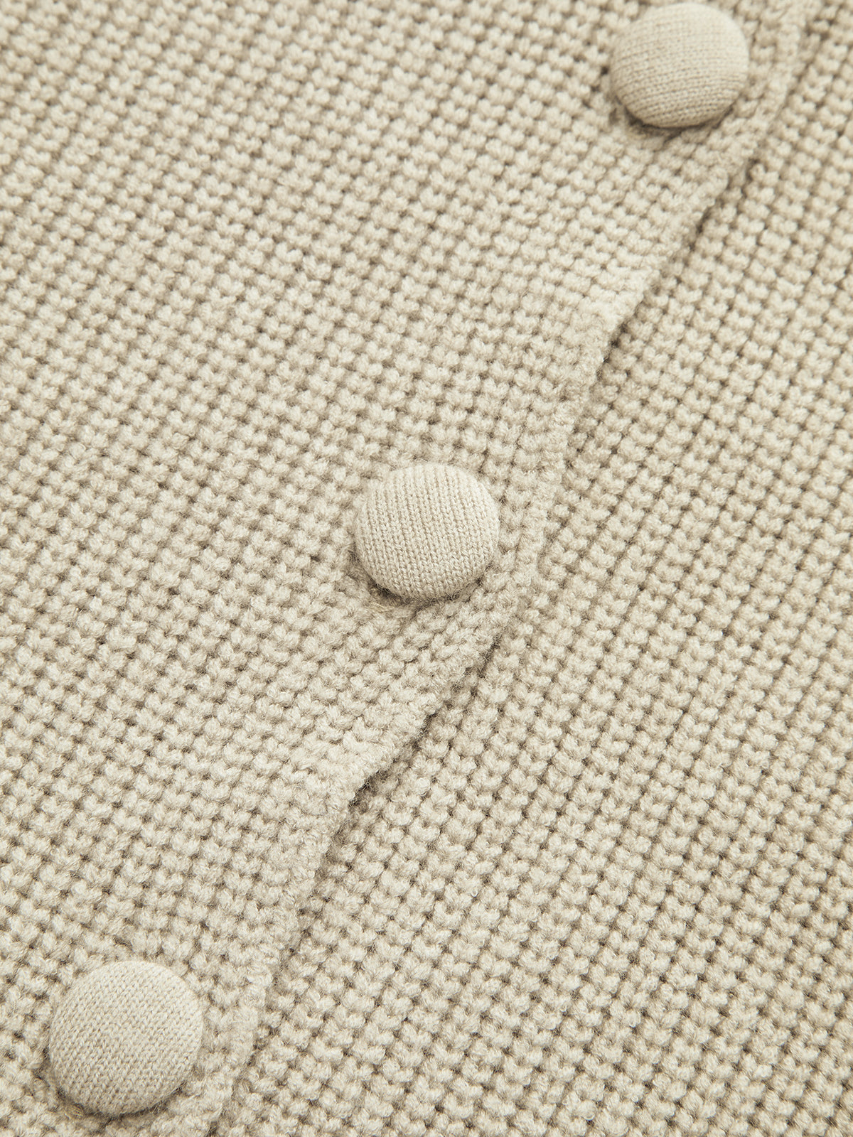Wool-Blend Peplum Hem Cardigan-Massicos