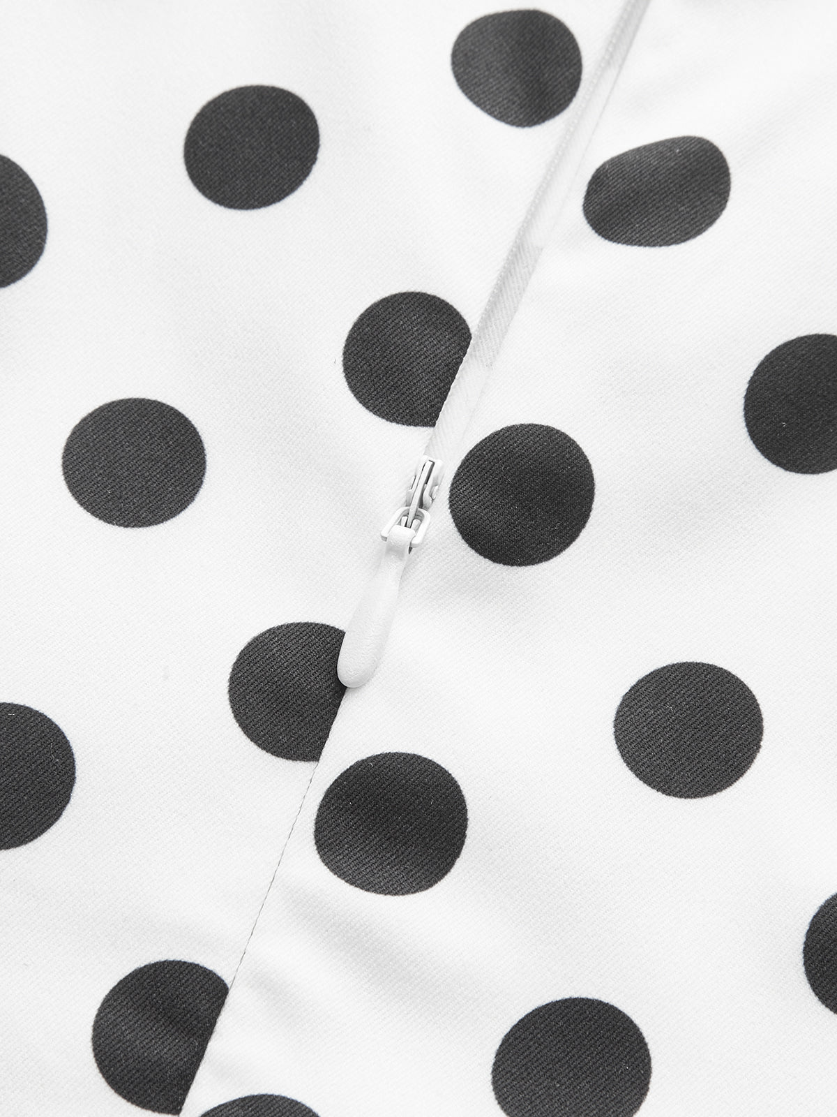 Polka Dot Sleeveless Midi Dress-Massicos