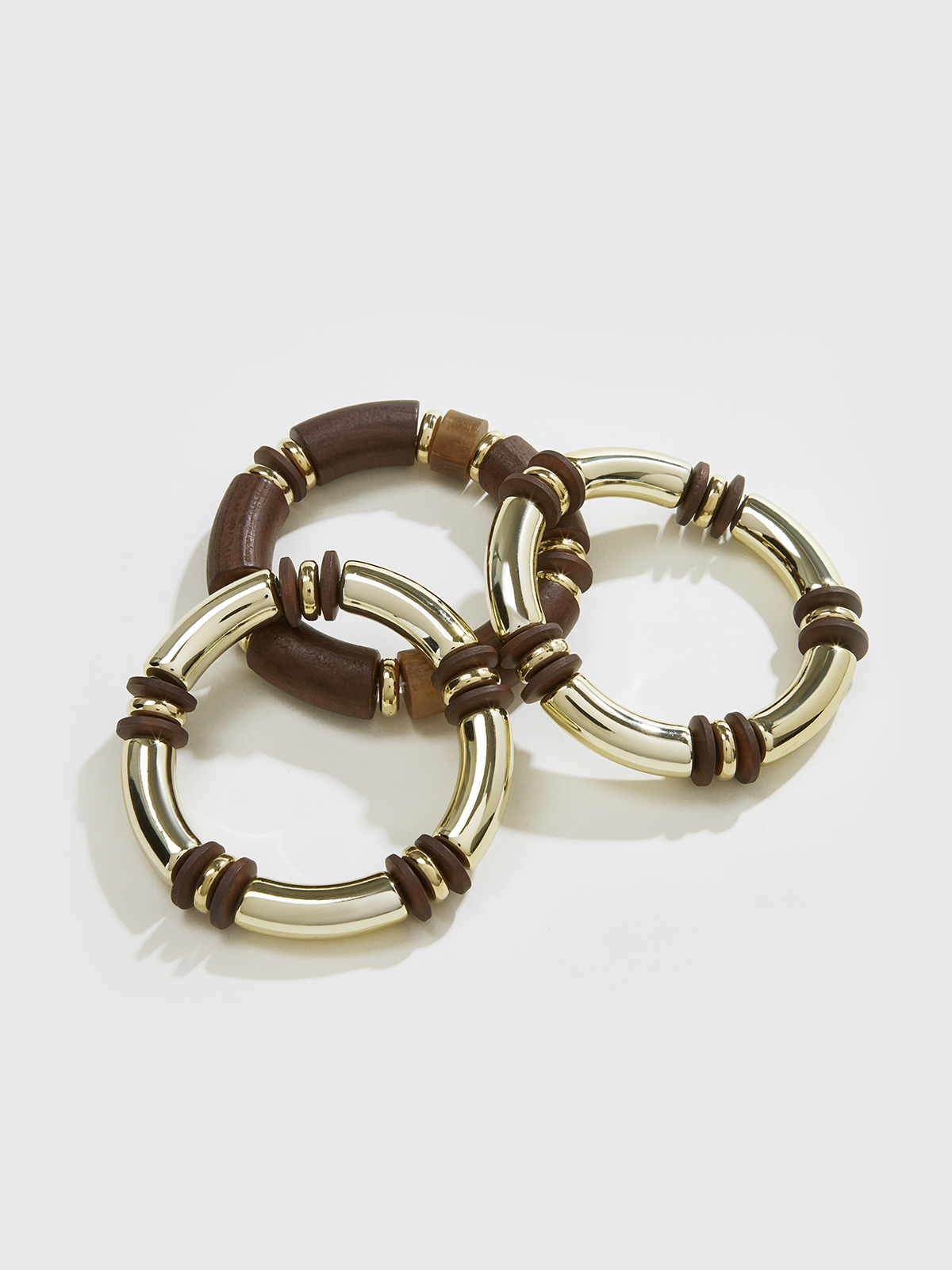 Stackable Wood and Resin Bracelet-Massicos
