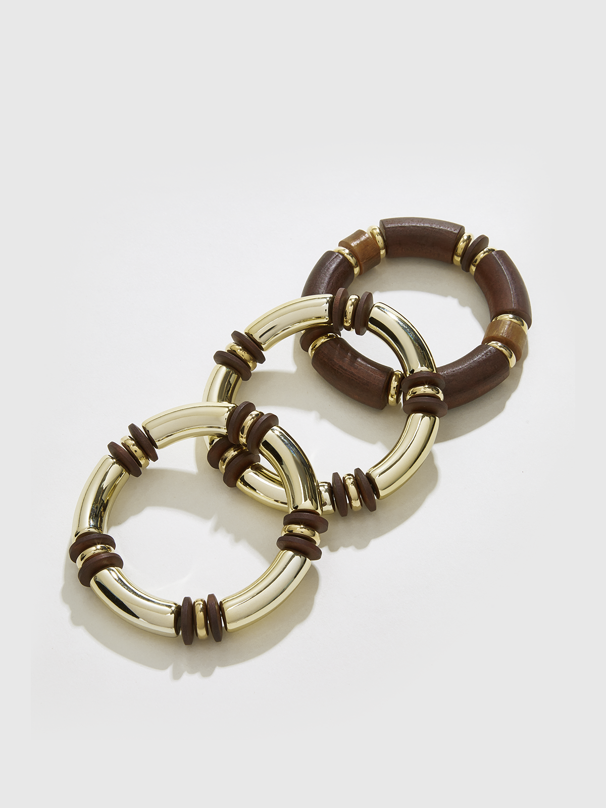Stackable Wood and Resin Bracelet-Massicos