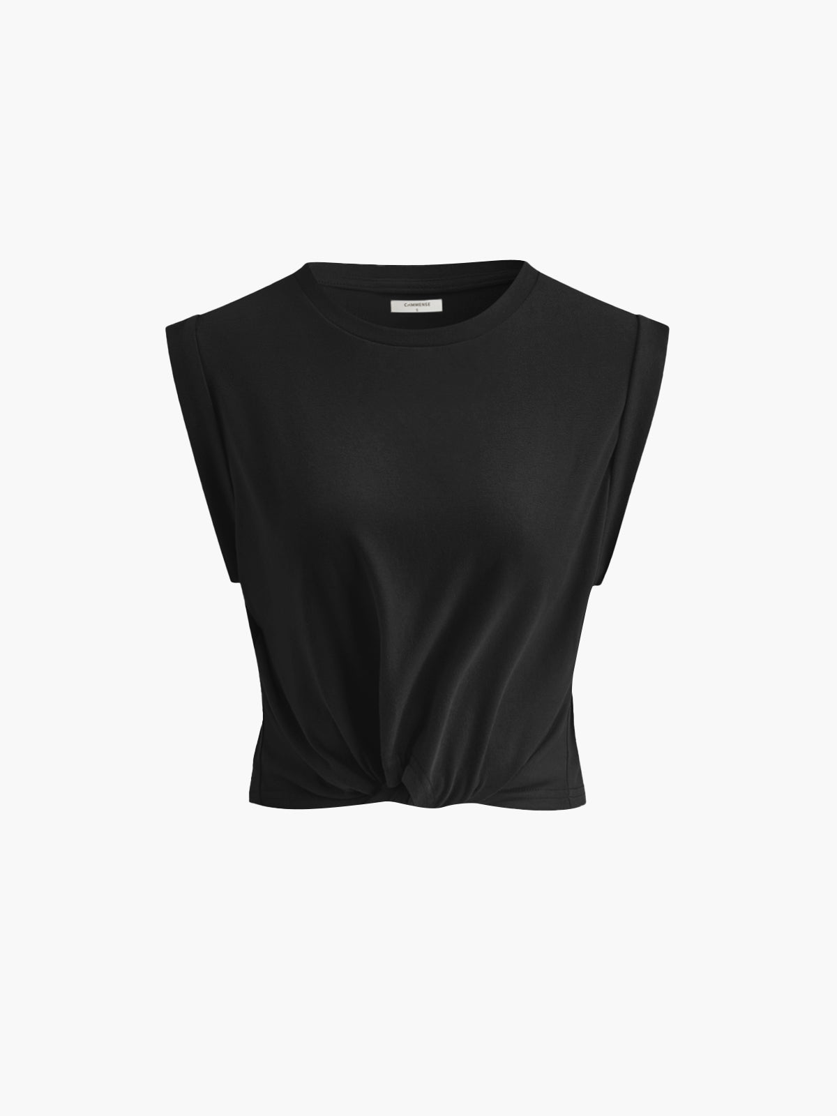 Cotton Knotted T-Shirt-Massicos