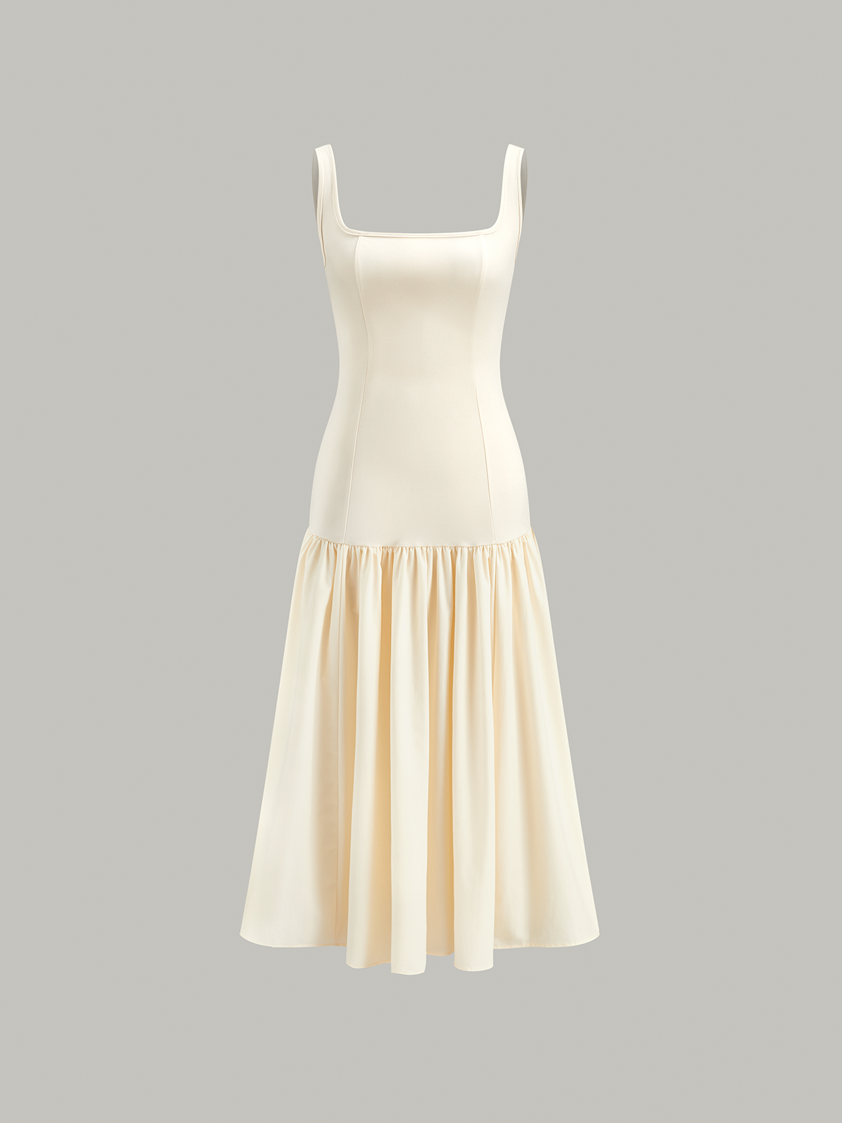 Ruffle Long Cami Sundress-Massicos