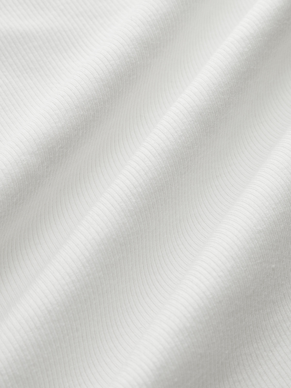 Ribbed Crew Neck Short Sleeve Cotton-Blend Top-Massicos