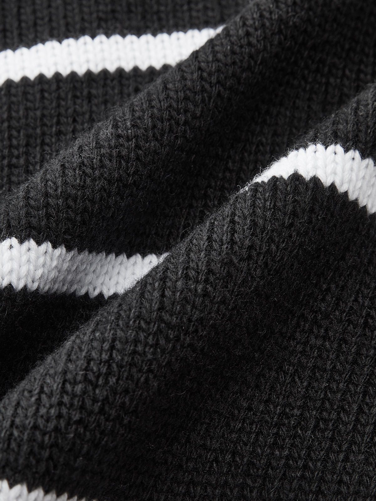 Striped Wool Blend Button Cardigan-Massicos