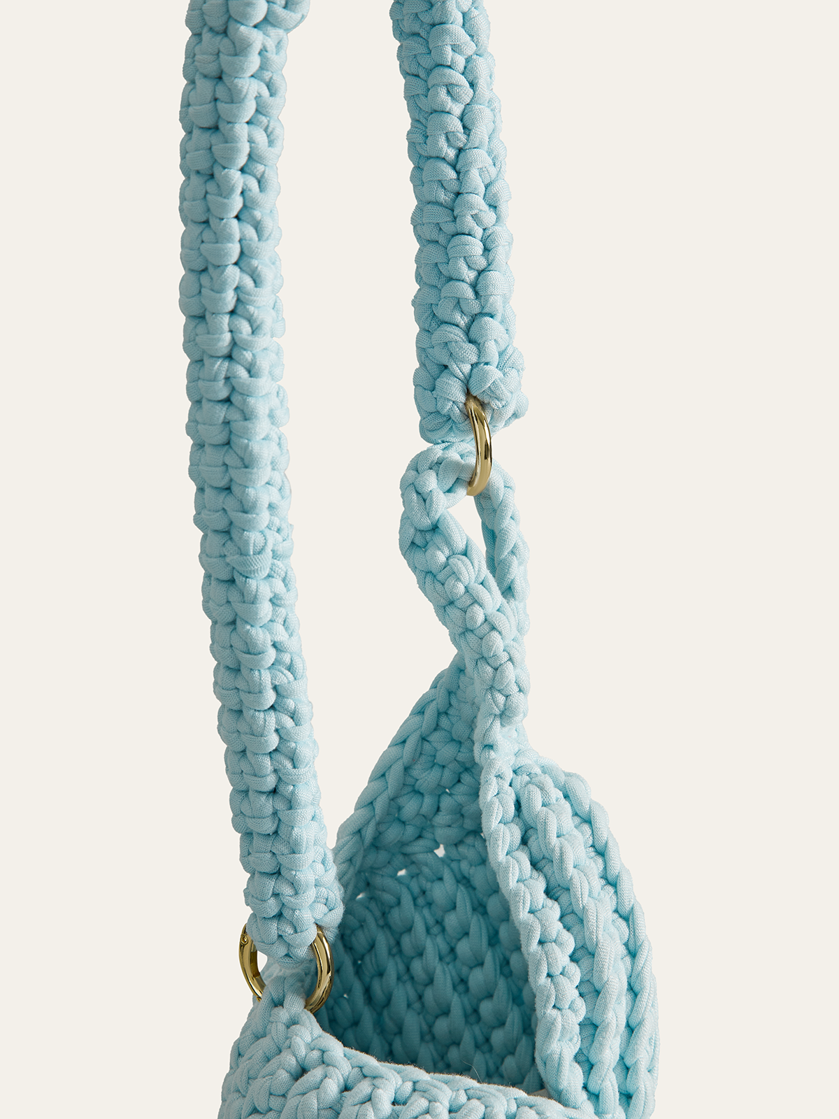 Crochet Conch-Shaped Handbag-Massicos