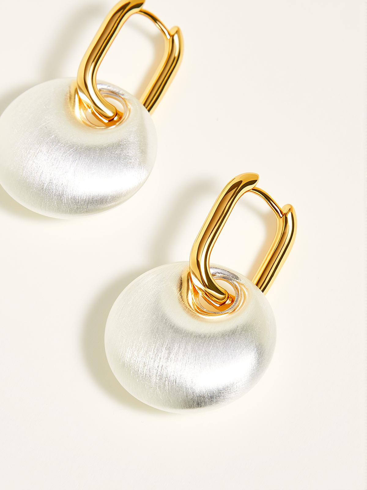 Matte Pearl Drop Earrings-Massicos