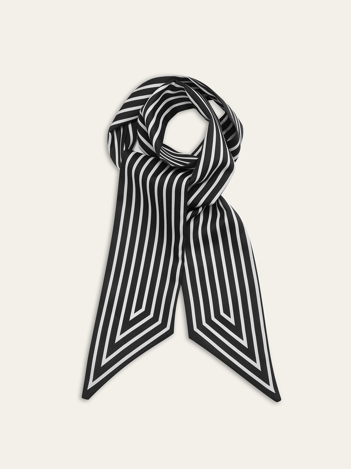 Striped Long Scarf-Massicos