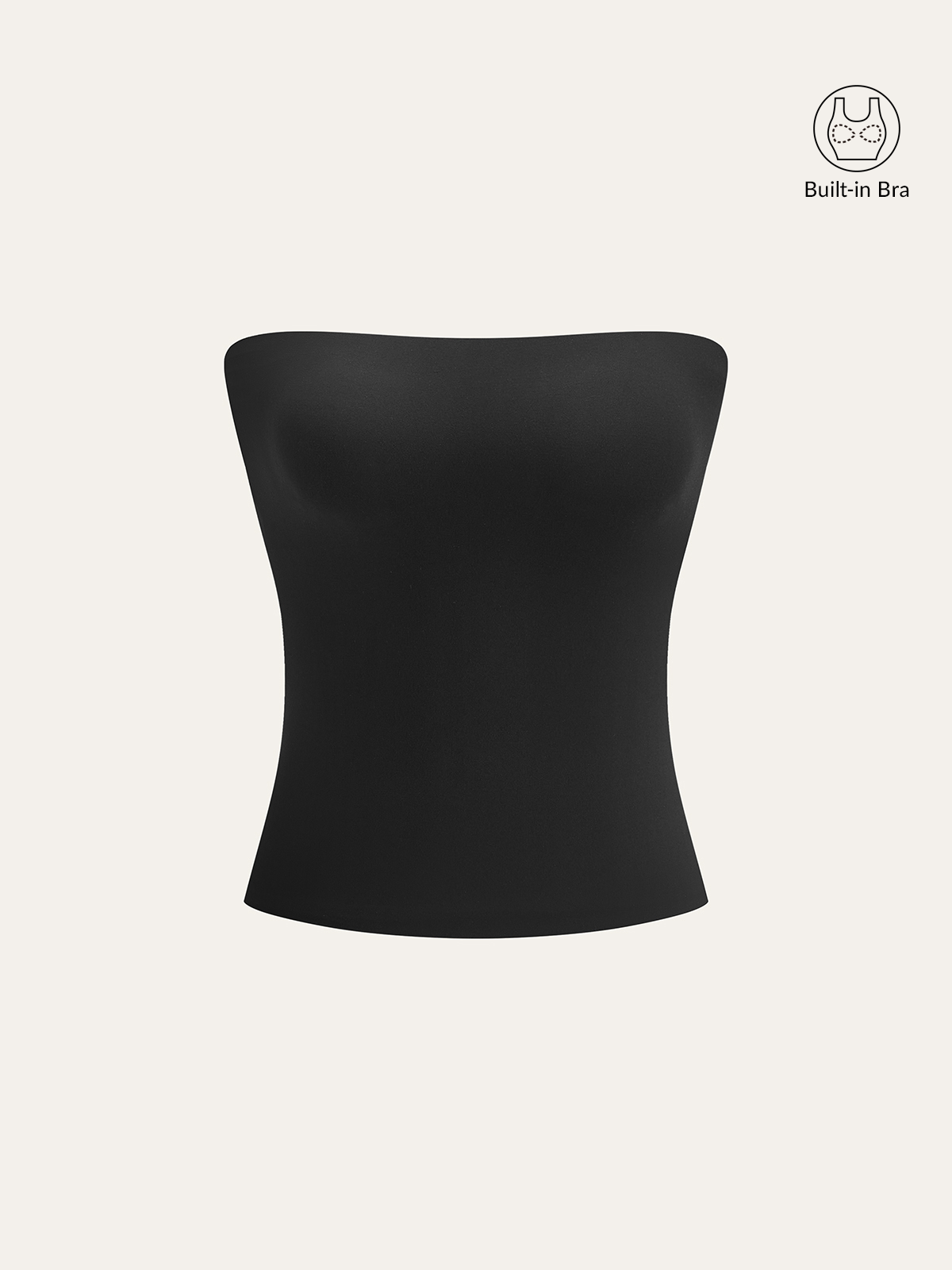 Bra-Free Fitted Strapless Top-Massicos