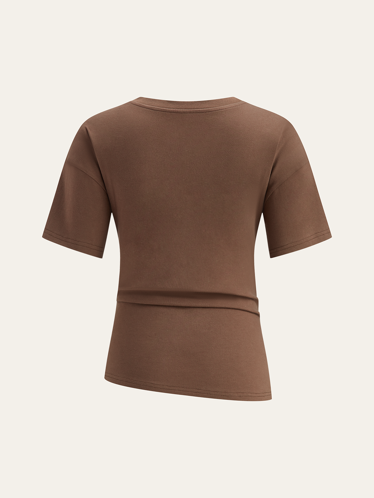 Asymmetric Short-Sleeved Top-Massicos