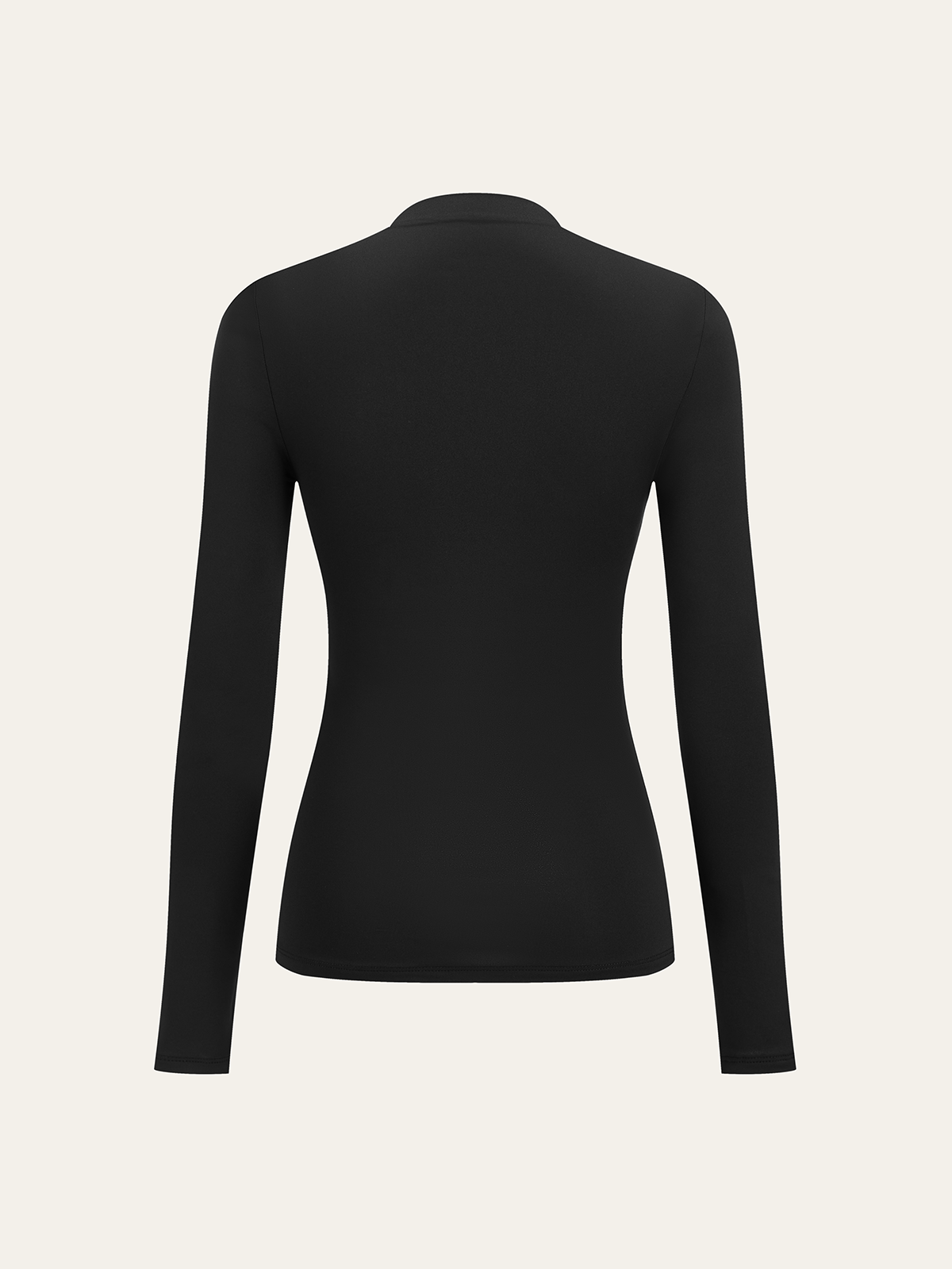 Metal Detail V-Neck Long Sleeve Blouse-Massicos