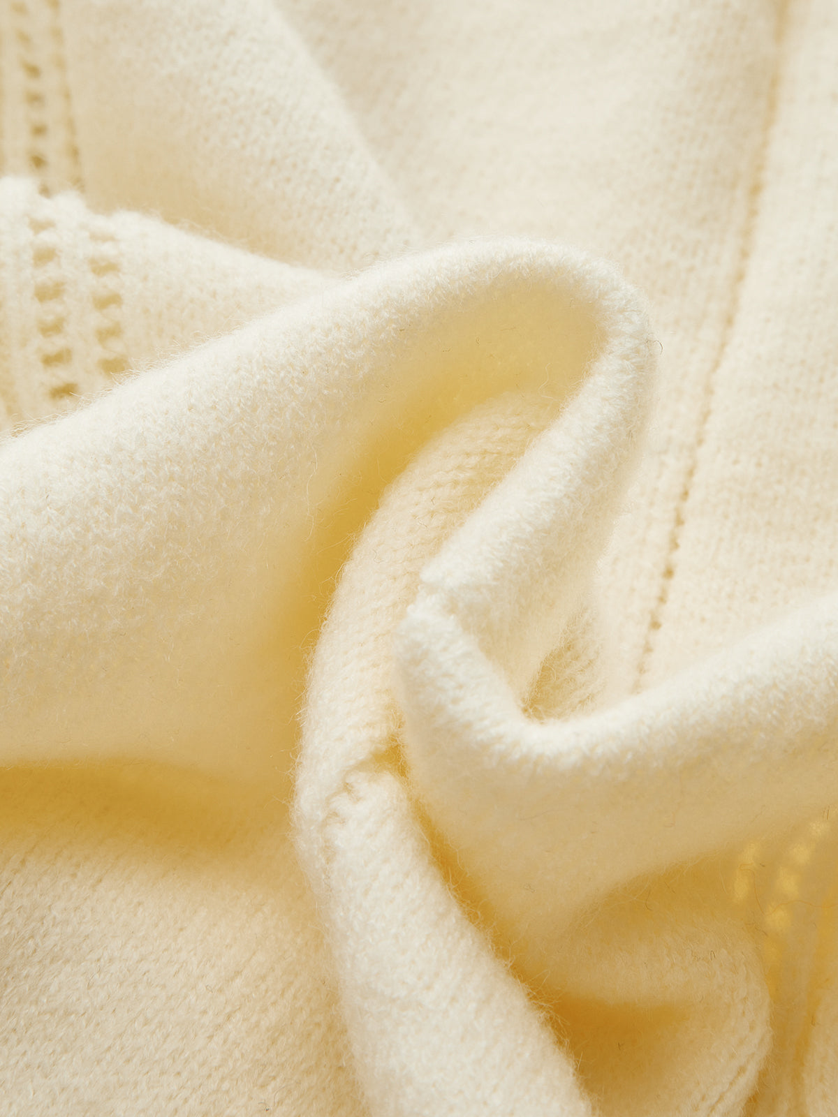 Velvet Bow Cable Knit Cardigan-Massicos