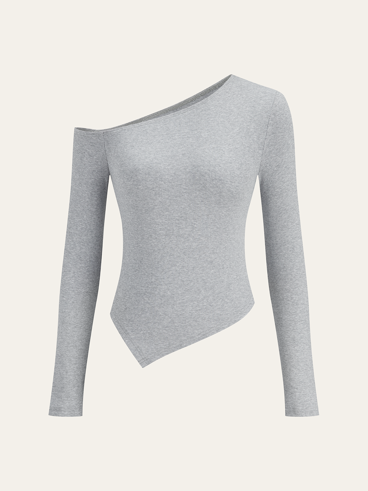 One-Shoulder Long Sleeve Top and Pants Set-Massicos