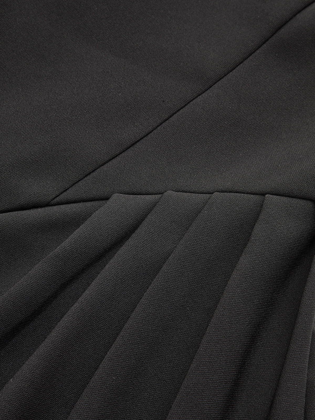 Sleeveless Square Neck Diamond Trim Flare Dress-Massicos