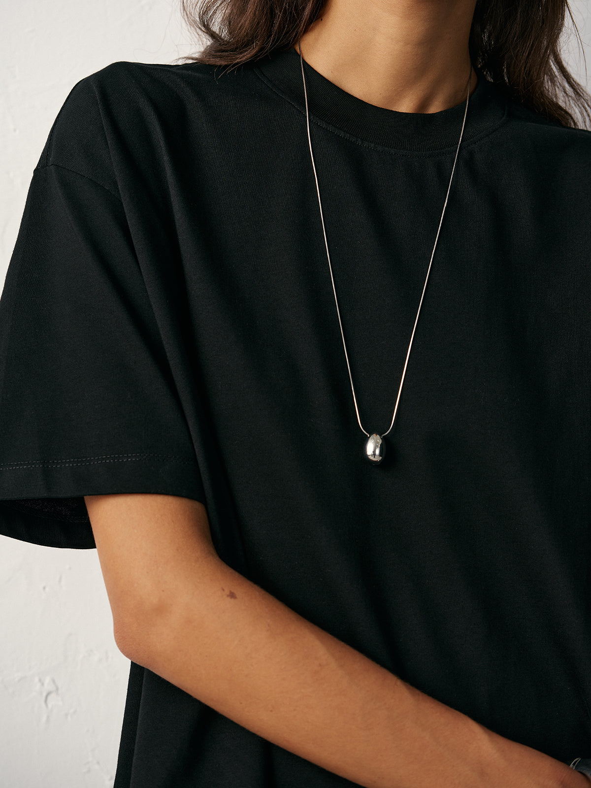 Basic Cotton Oversized T-Shirt-Massicos