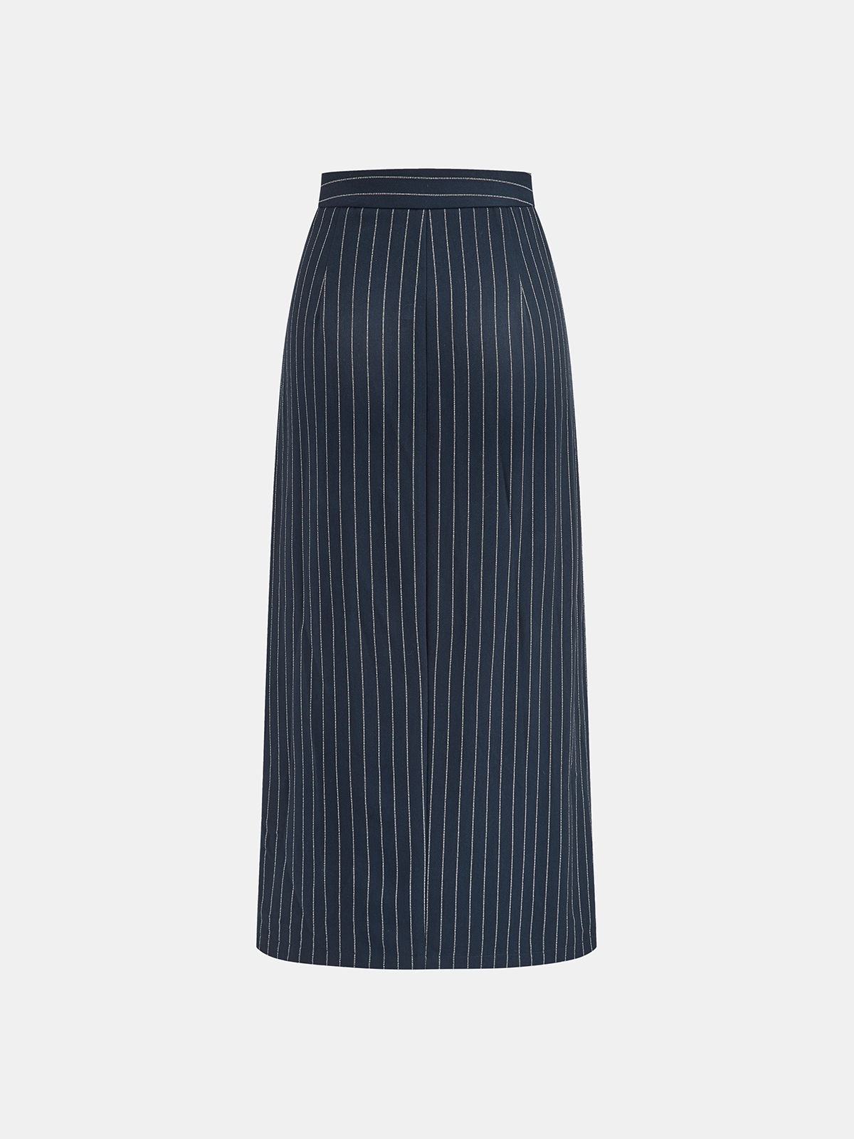 Hook-Eye Striped Top and Skirt Set-Massicos