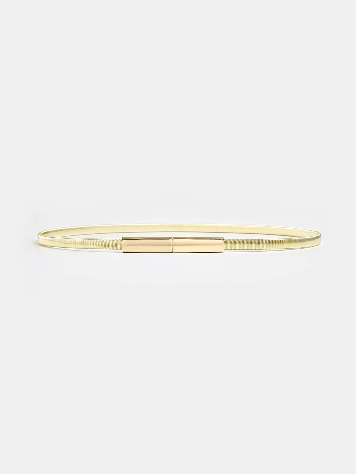 Alloy Buckle Elastic Waist Belt-Massicos