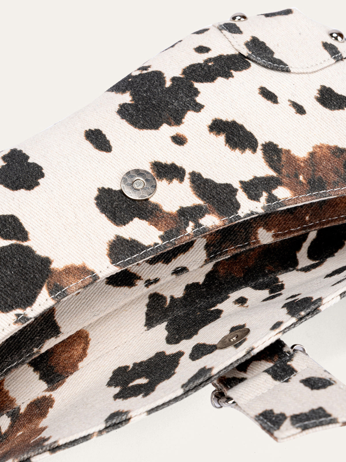 Animal Print Buckle Shoulder Bag-Massicos