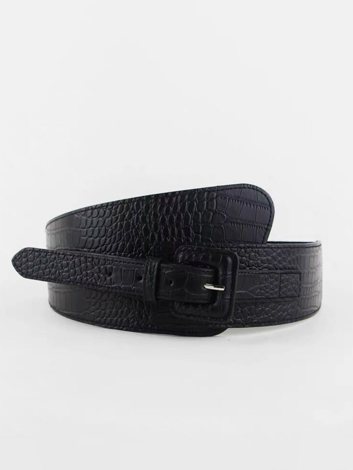 Snakeskin Leather Belt-Massicos