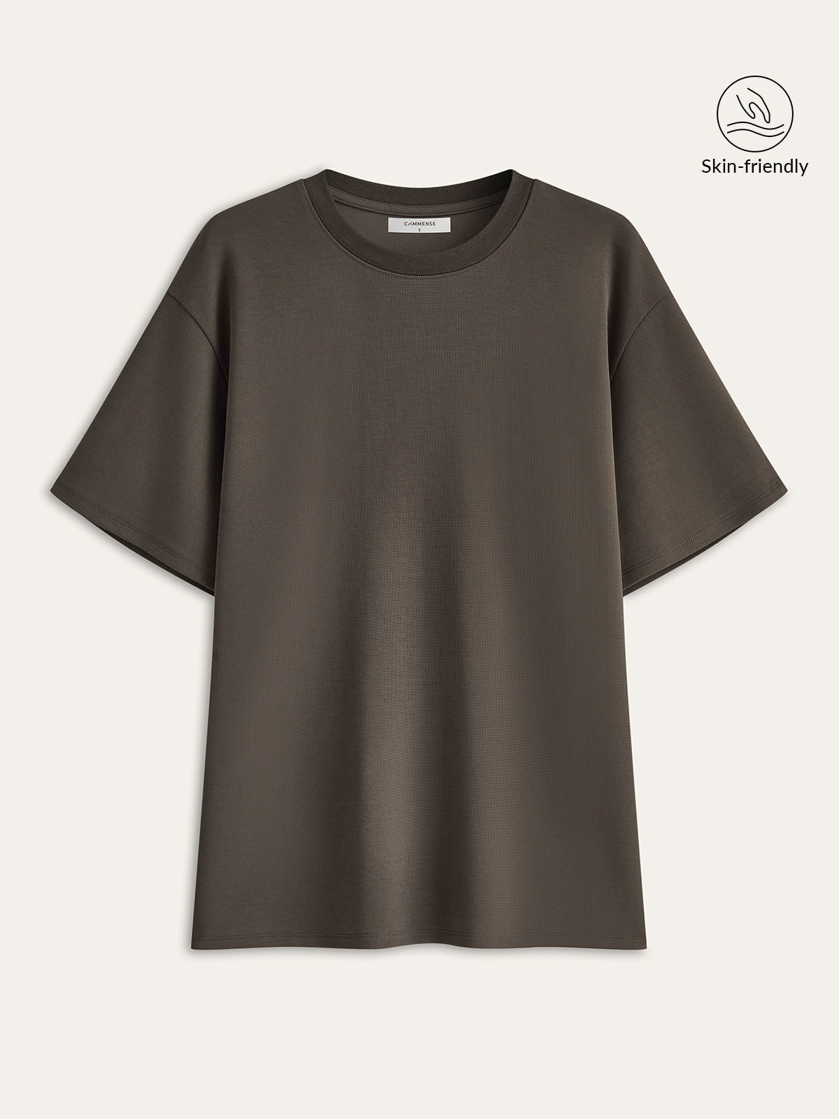 Short Sleeve Crew Neck T-Shirt-Massicos