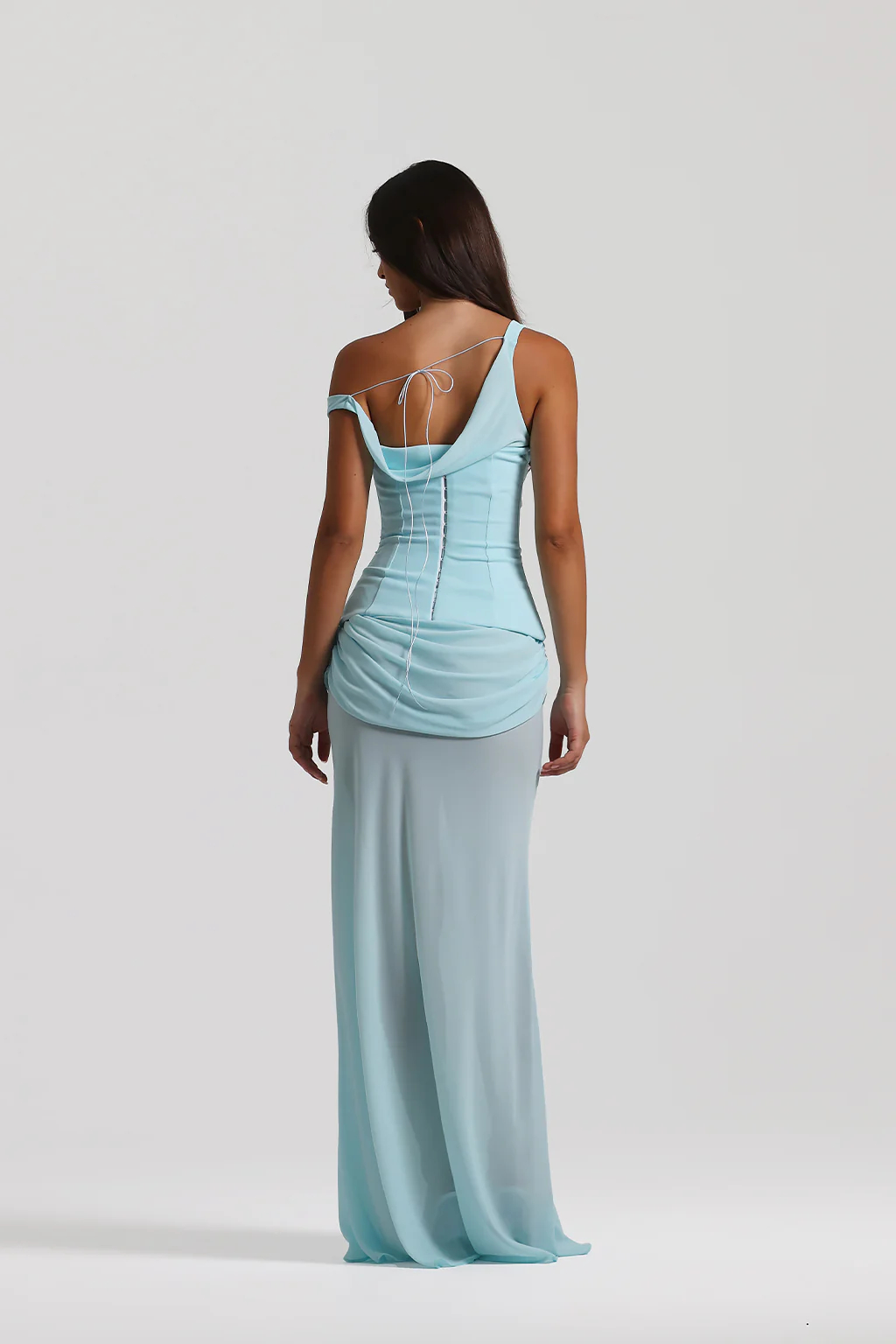 Cadence Draped One-Shoulder Gown