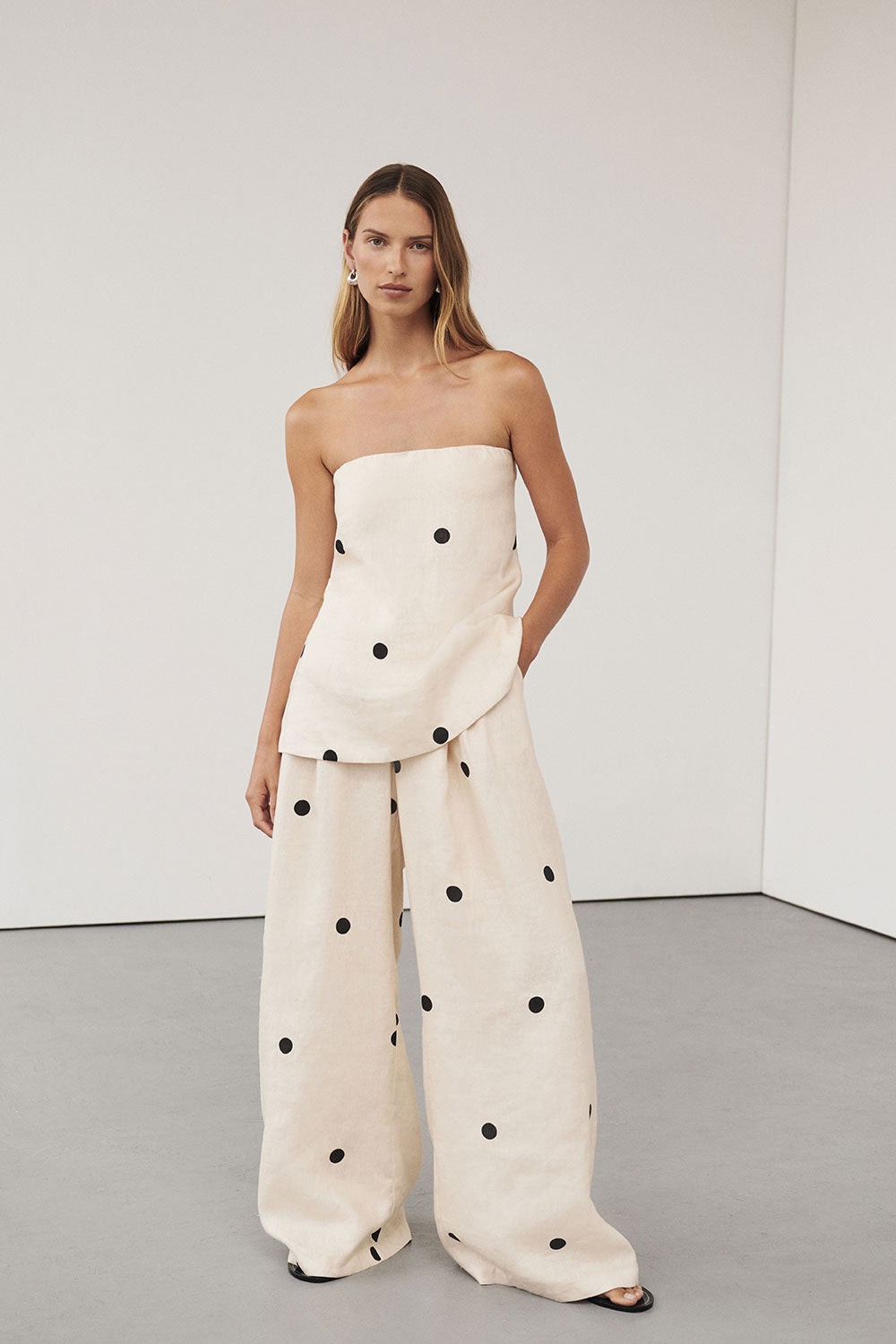 Polkadot Pants Set-ROVOLE