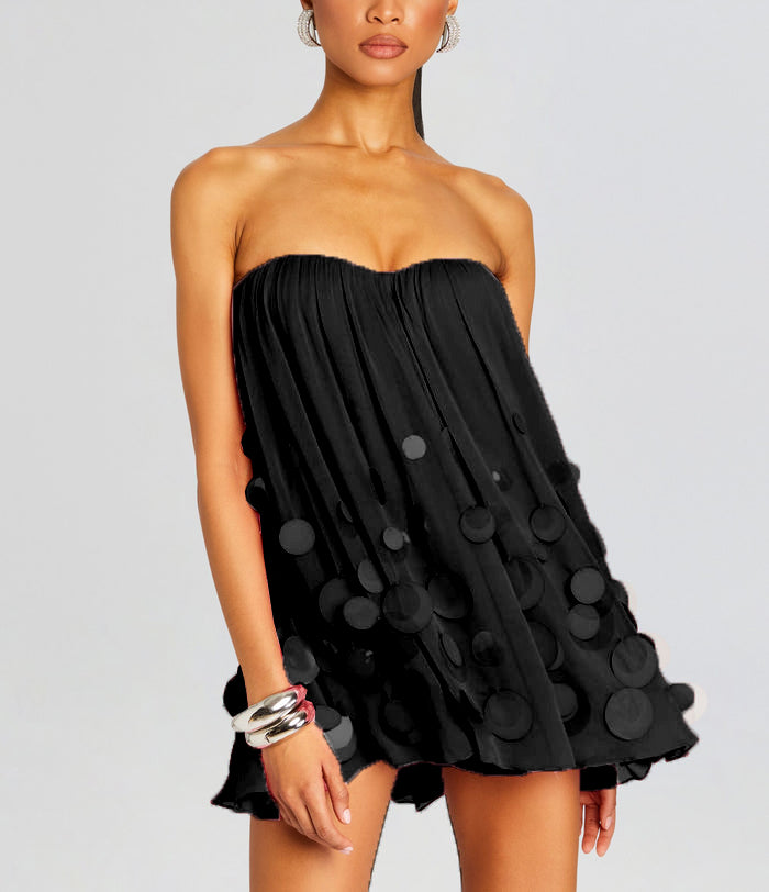 Handmade  Embellished Dress-ROVOLE