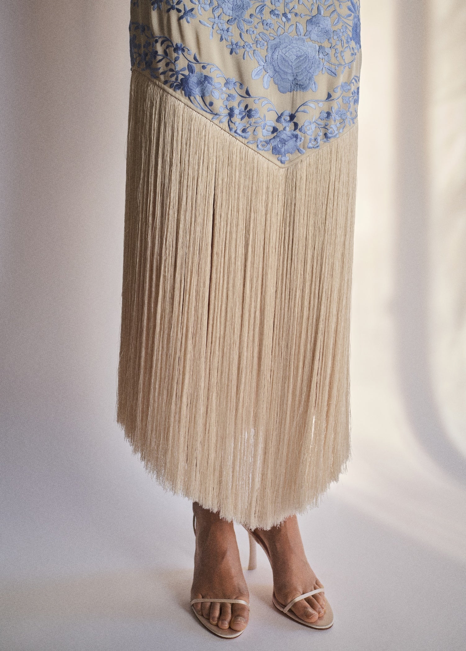 Resort Tassel Jacquard Dress-Massicos