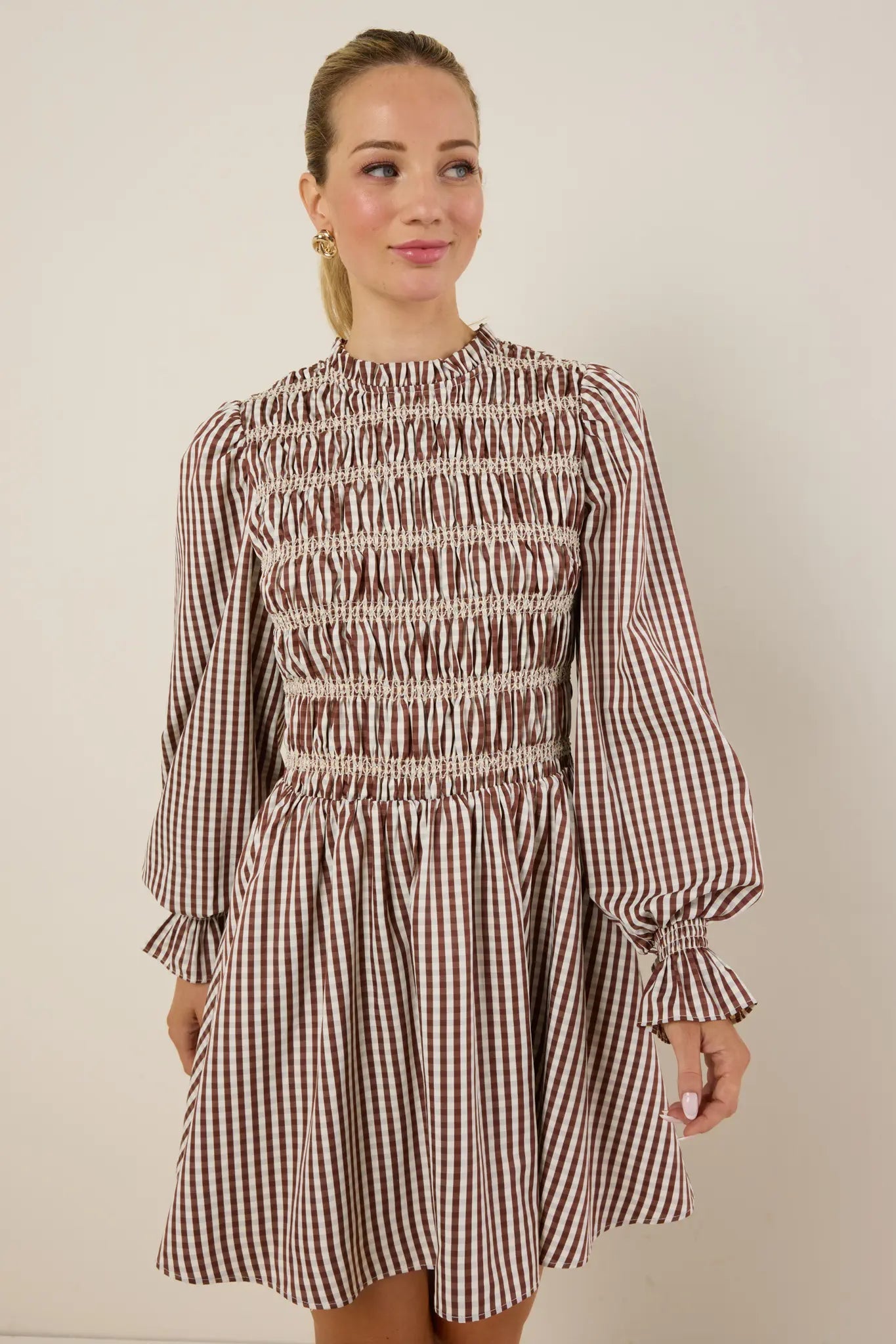 Playful Casual Pleated Dress-Massicos
