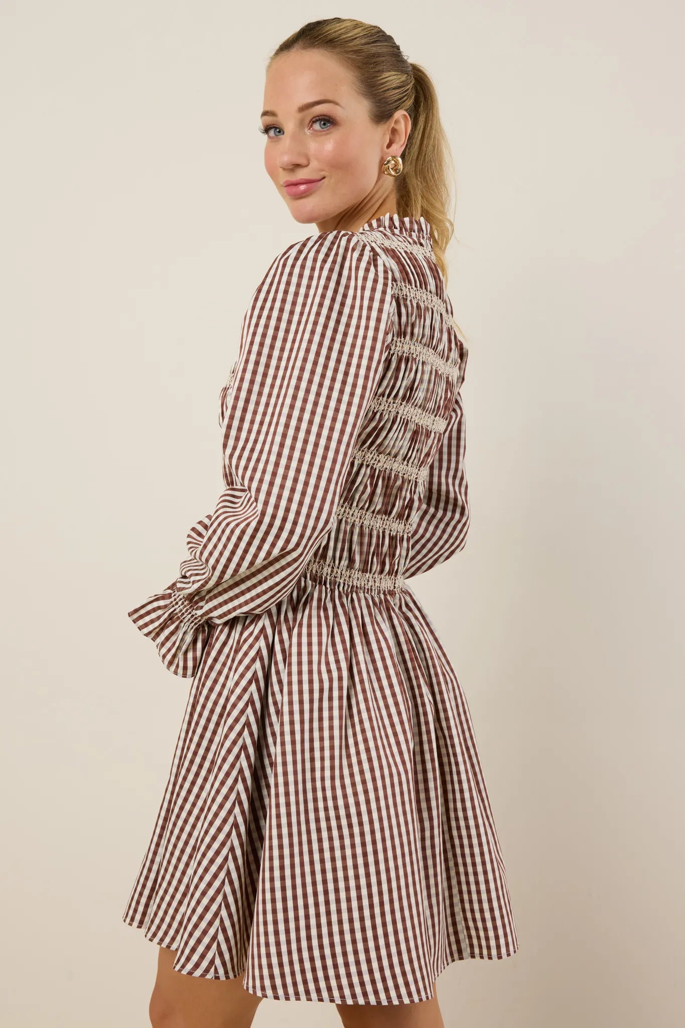 Playful Casual Pleated Dress-Massicos