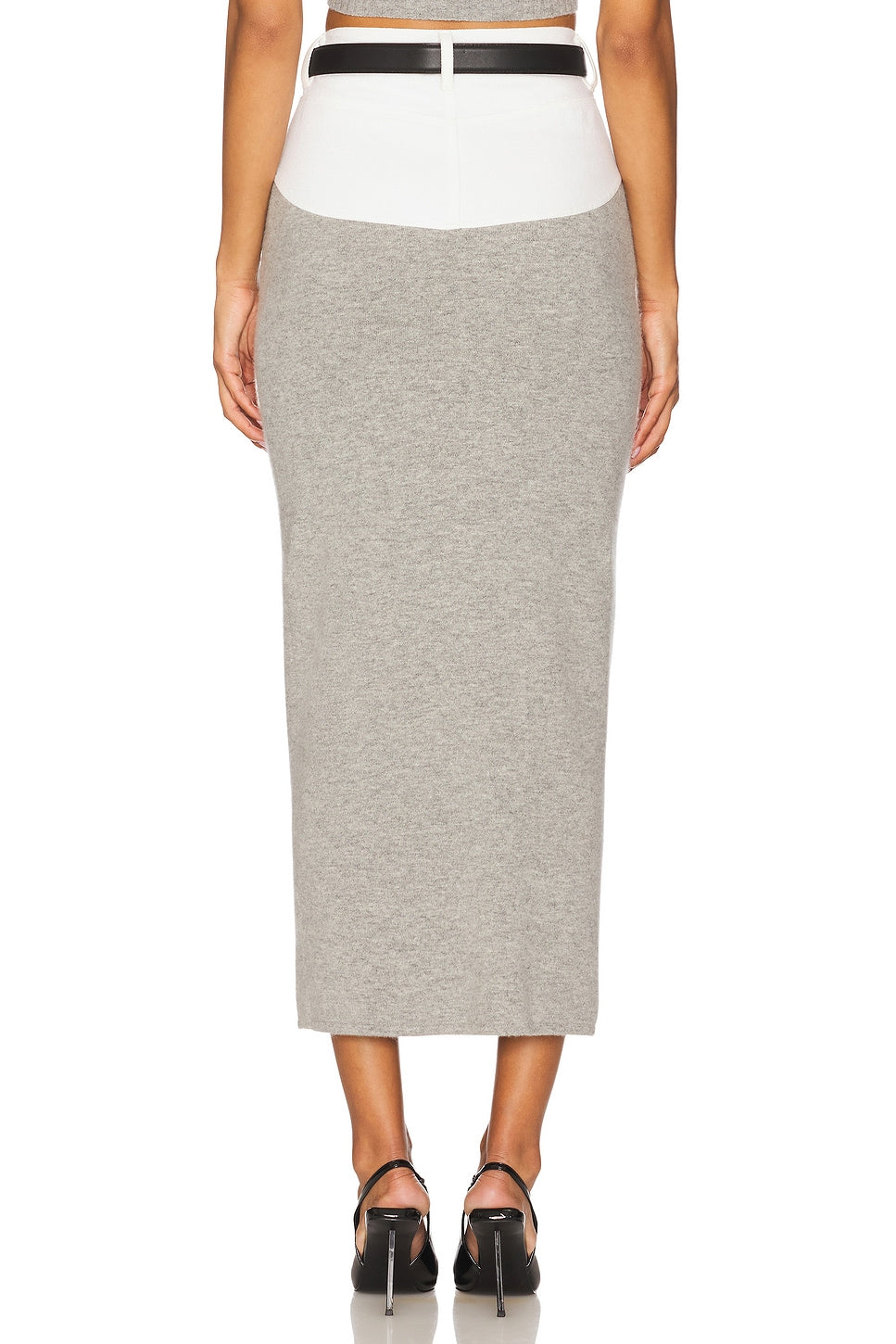 Gray knitted suit-Massicos