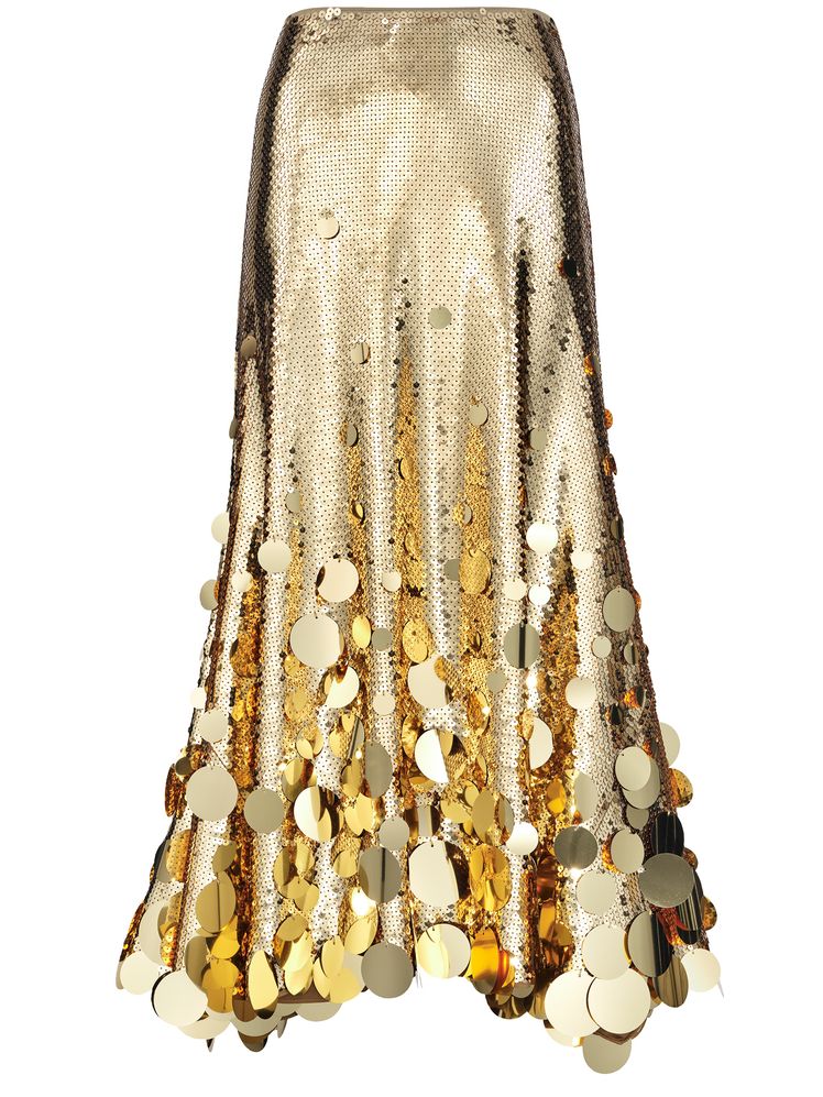 sequined long skirt-Massicos