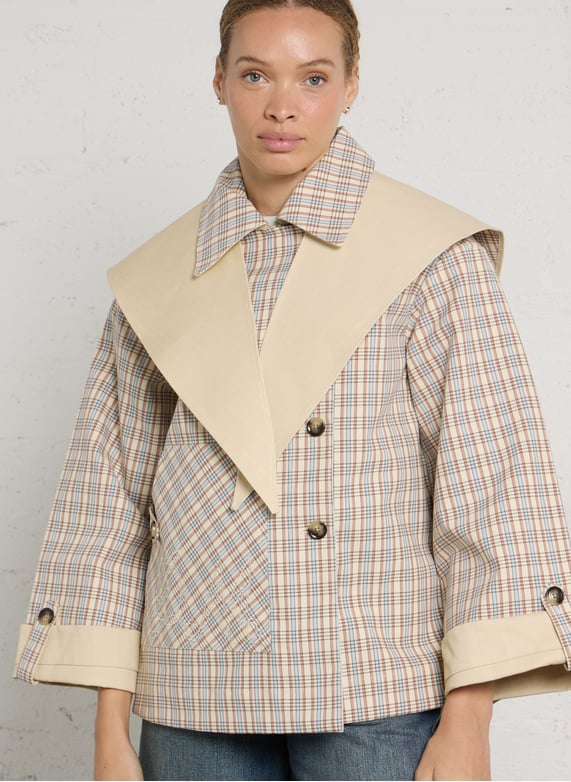 Beige City-Ready Textured Jacket