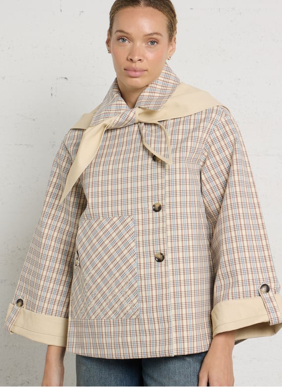 Beige City-Ready Textured Jacket